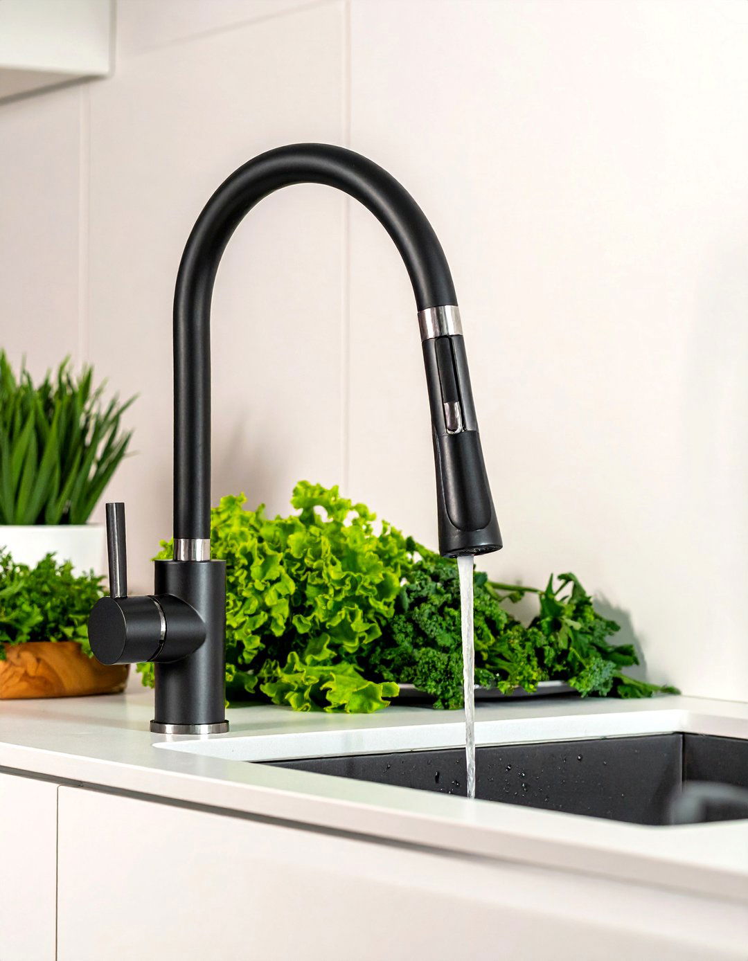 Pull Down Kitchen Faucet - 30 touchless faucet ideas