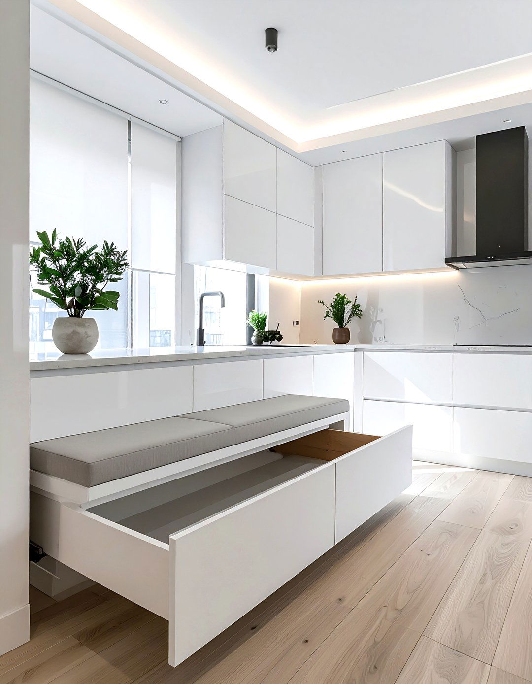 Pull Out Kitchen Bench - 30 kitchen seating arrangements ideas