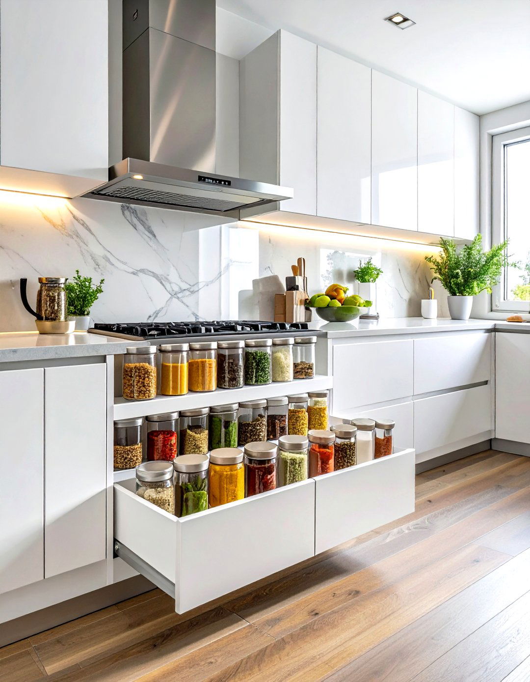Pull Out Spice Rack Cabinet - 30 spice rack kitchen ideas