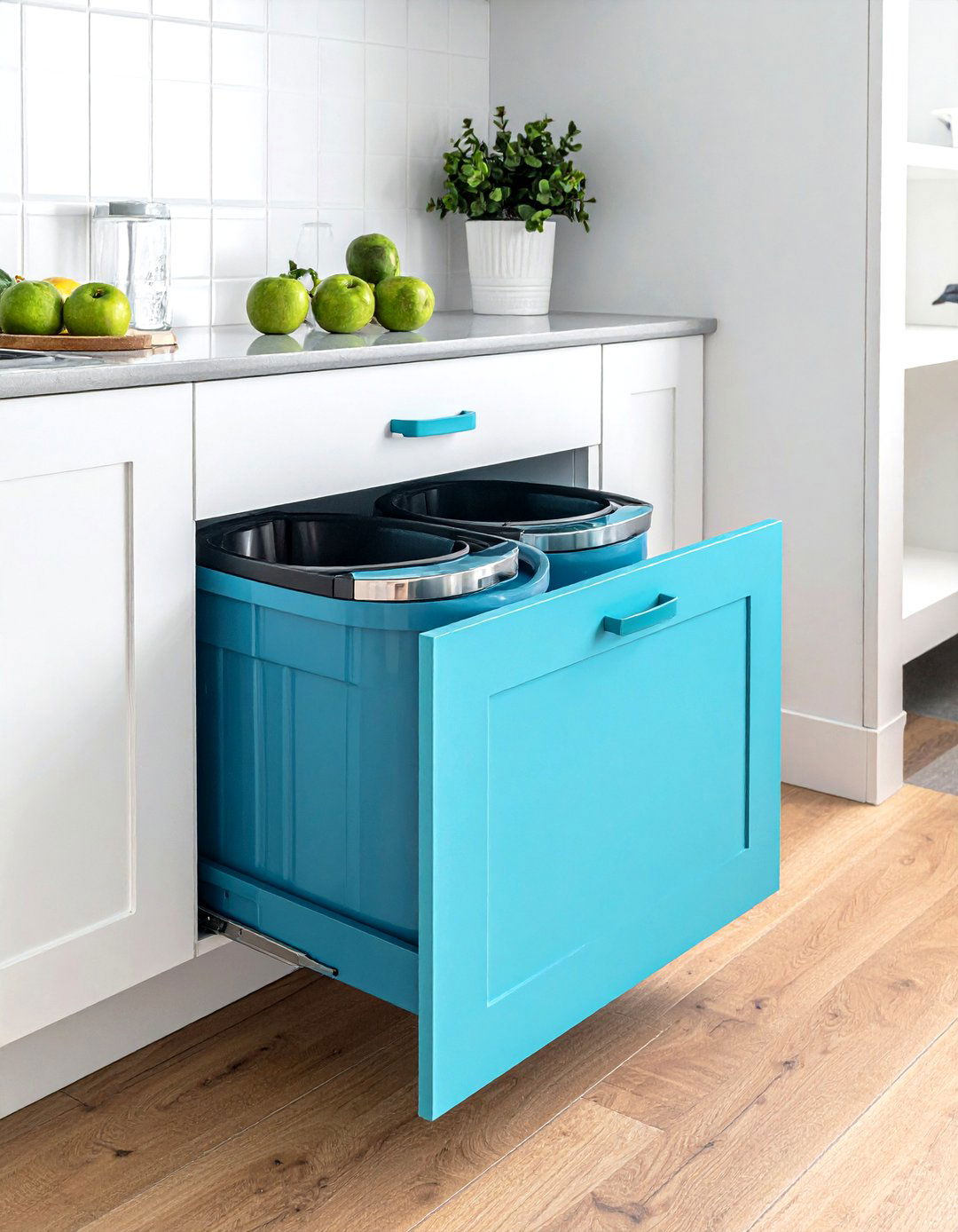 Pull Out Trash Can - 30 timeless kitchen ideas