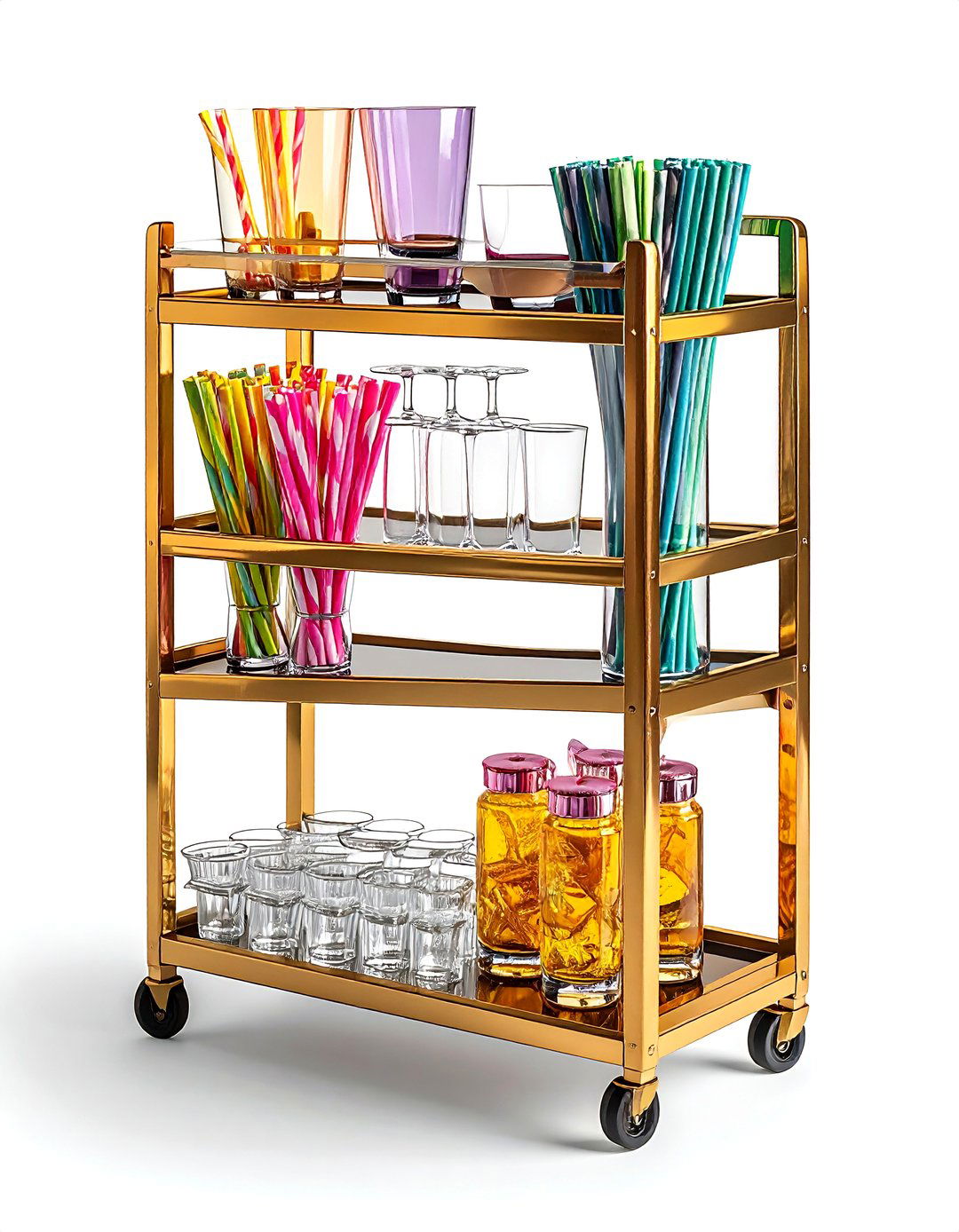 Pull out beverage cart - 30 beverage station kitchen ideas