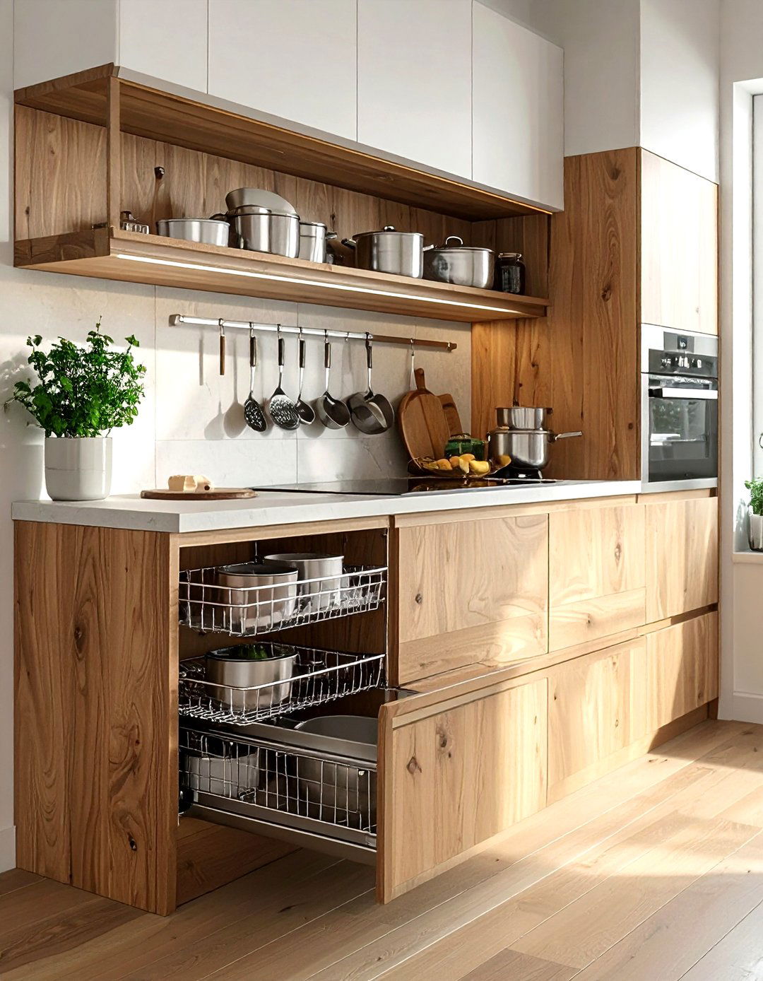 Pull out cabinet organizer - 30 Home Depot kitchen ideas