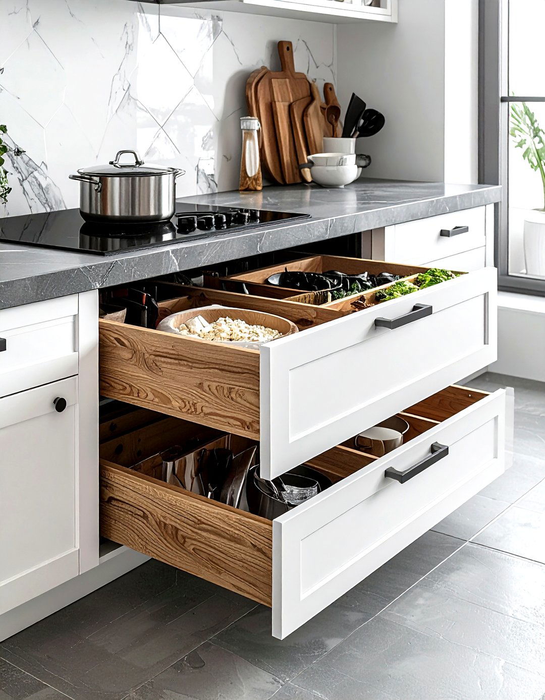 Pull out drawers - 30 forever kitchen ideas