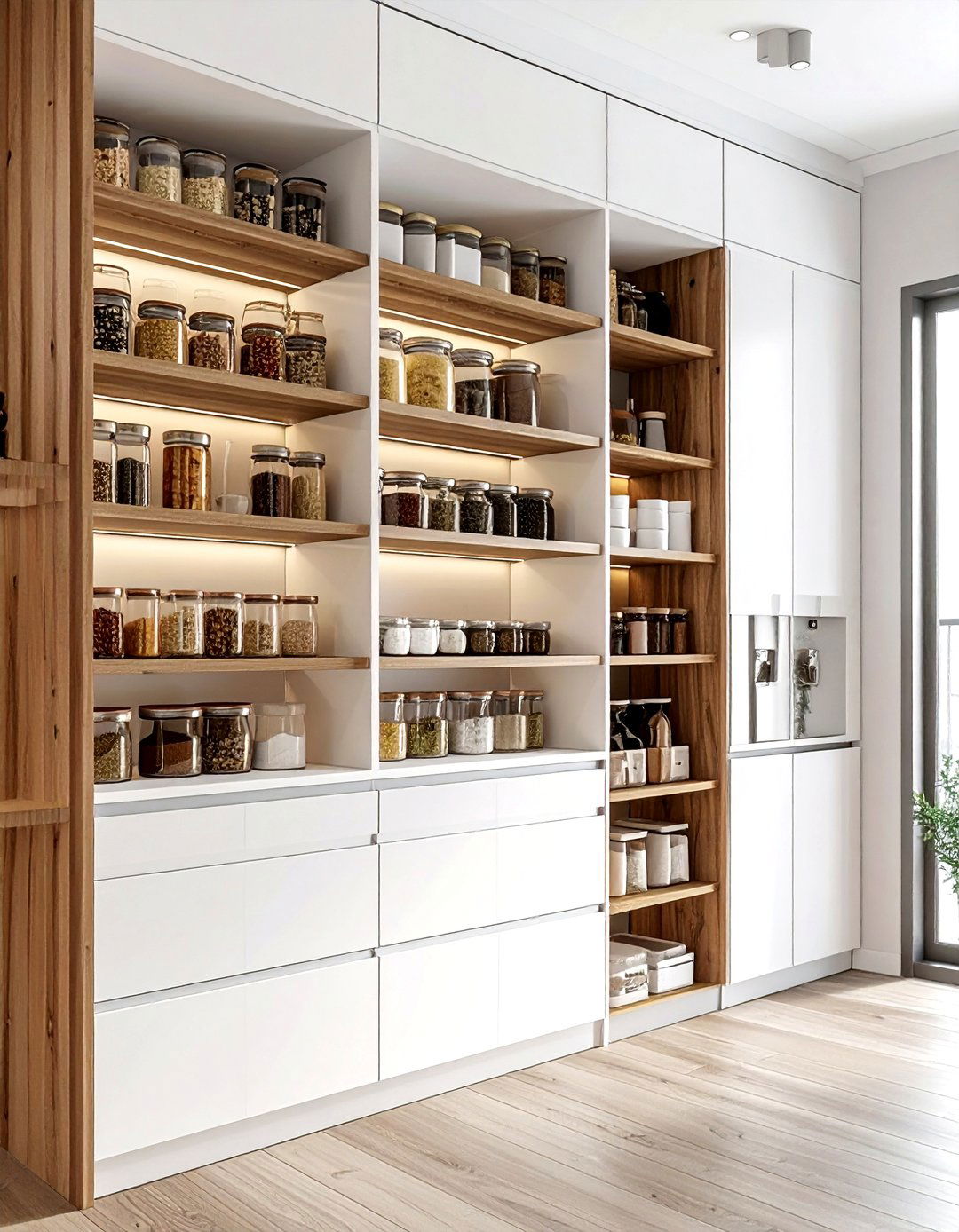 Pull out pantry - 30 kitchen cabinet storage ideas