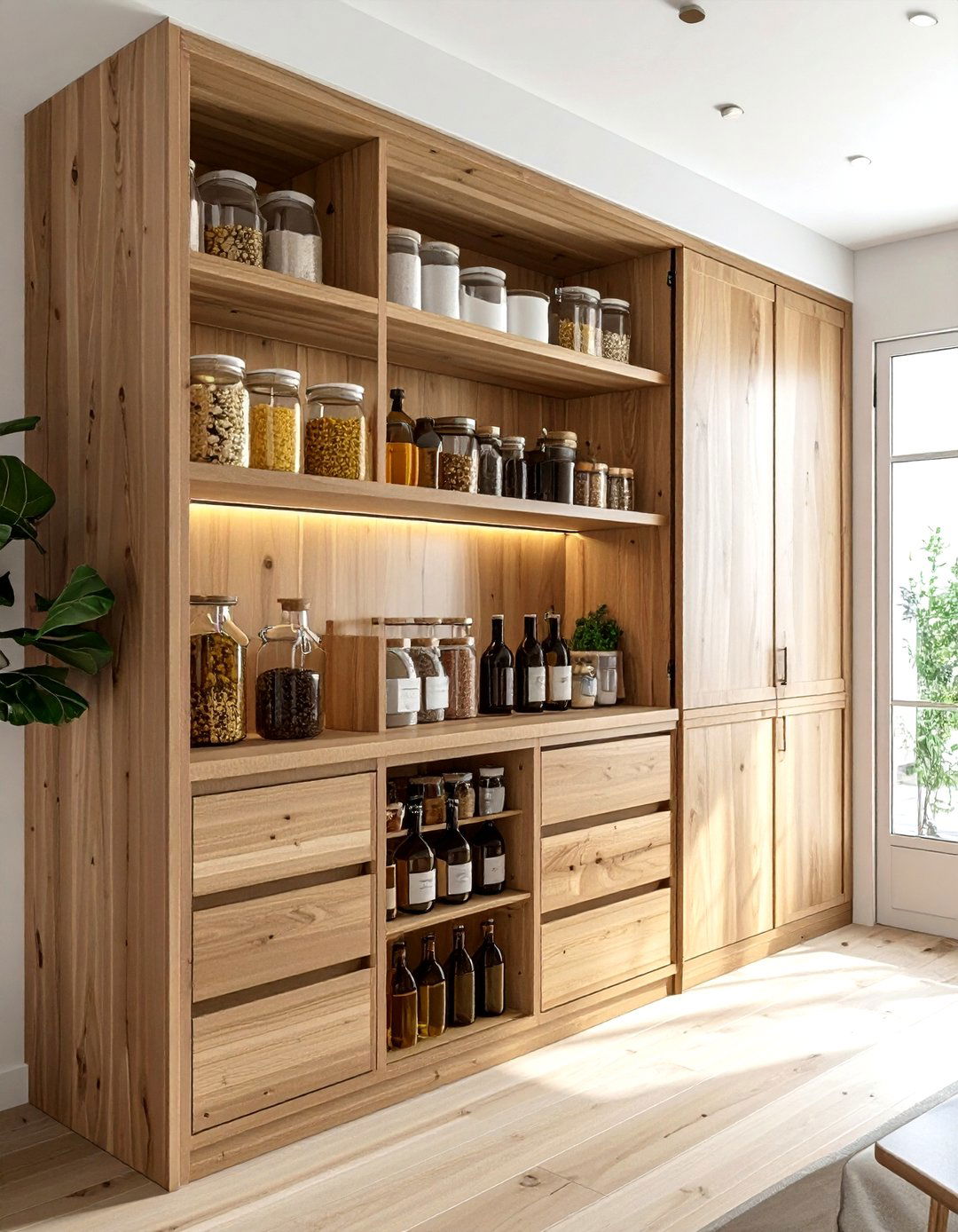 Pull out pantry cabinet - 30 kitchen storage tips