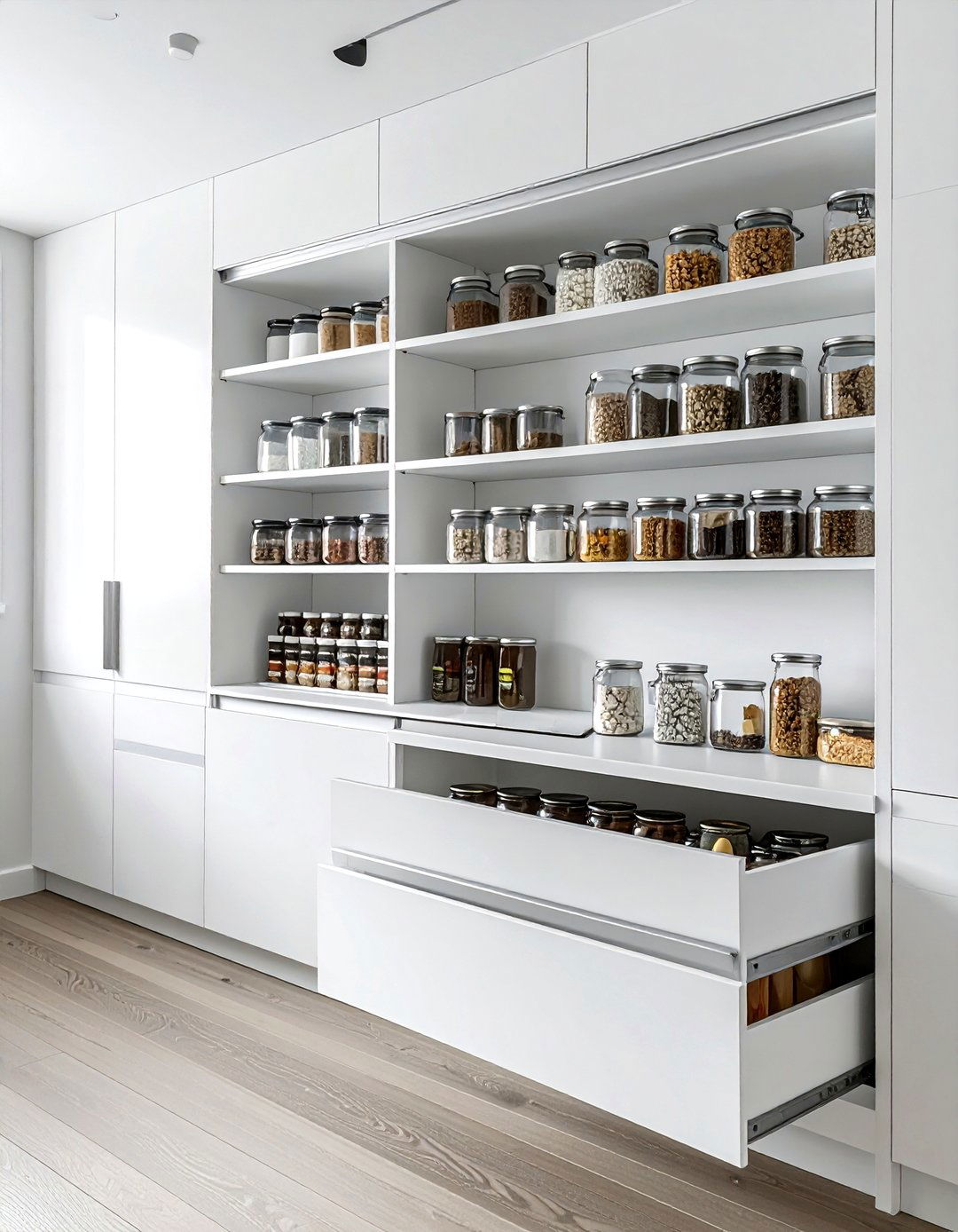 Pull out pantry cabinet - 30 kitchen storage hacks