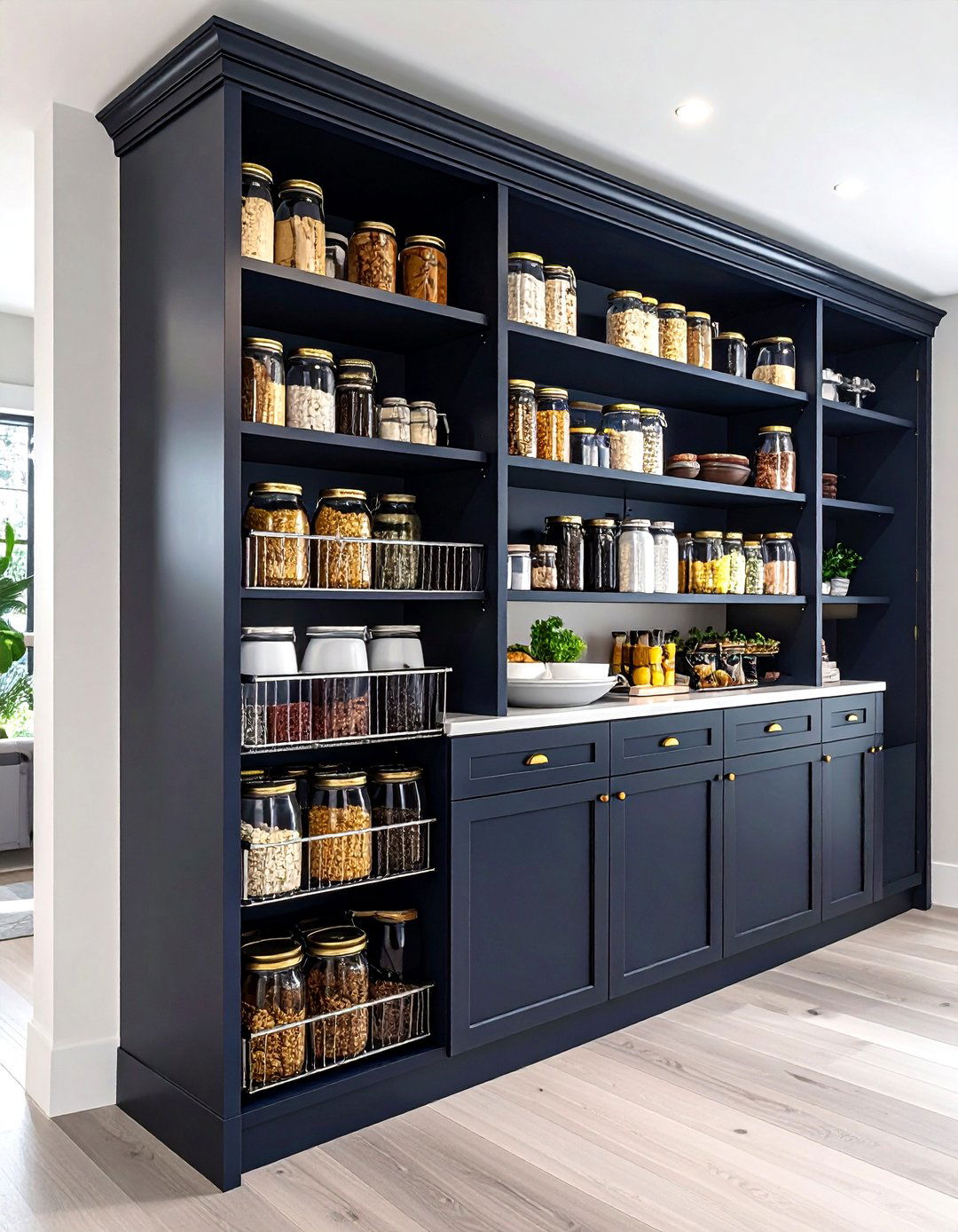 Pull out pantry tower - 30 kitchen hidden storage ideas