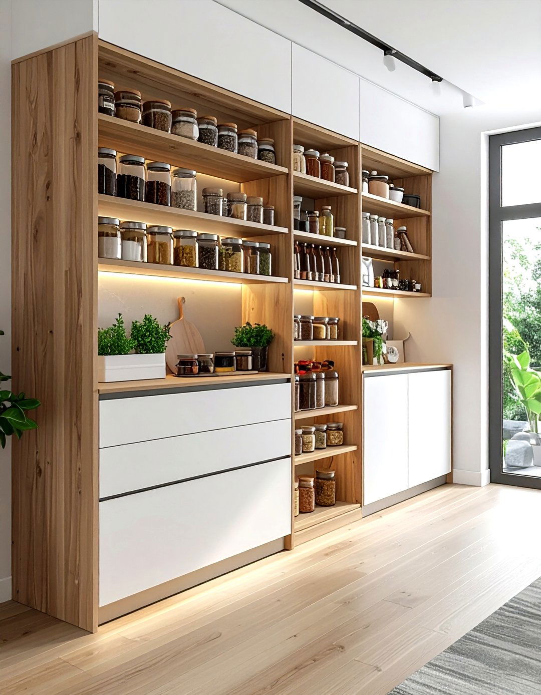 Pull out pantry - 30 condo kitchen ideas