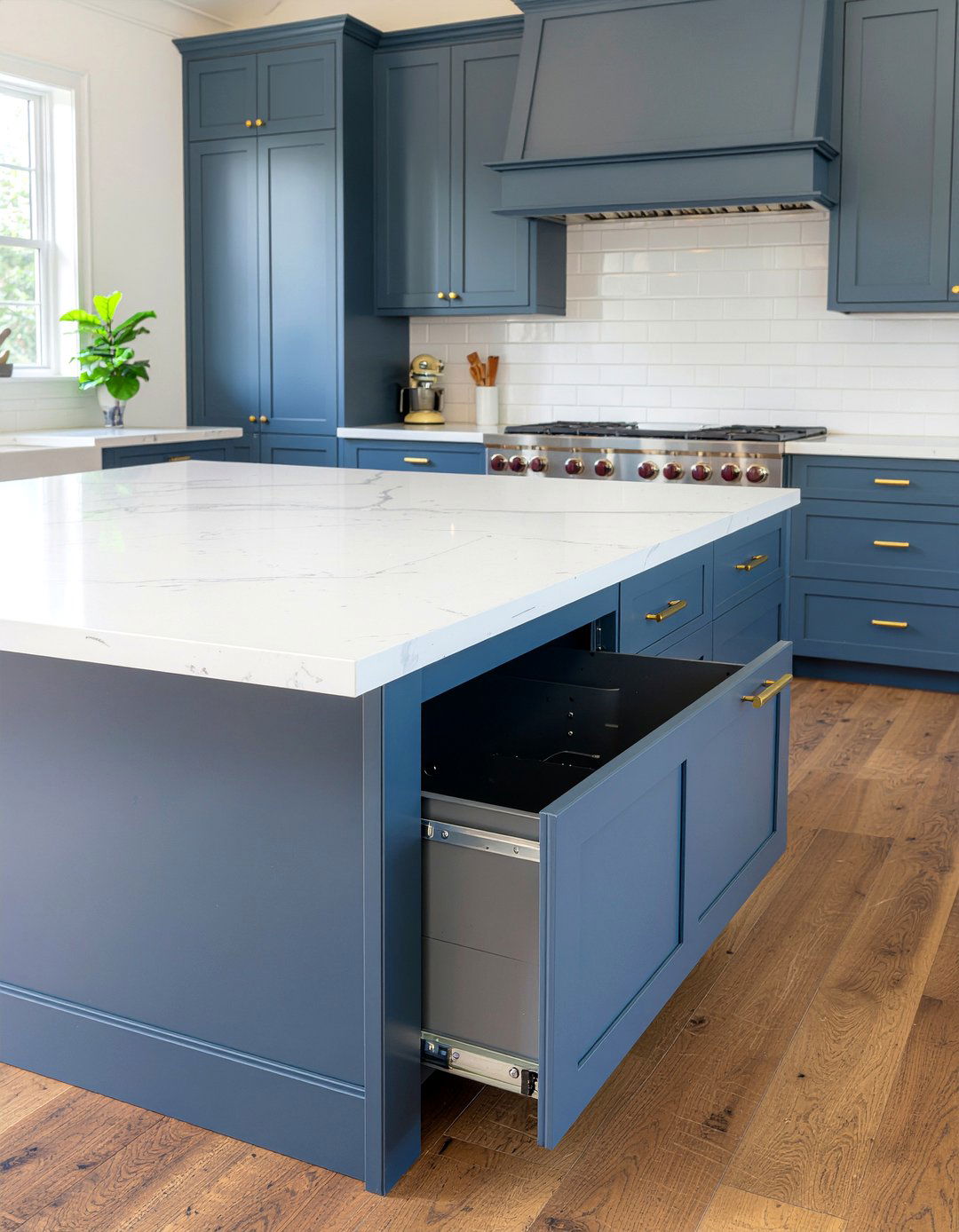 Pull out trash can - 30 pull-out cabinet kitchen ideas