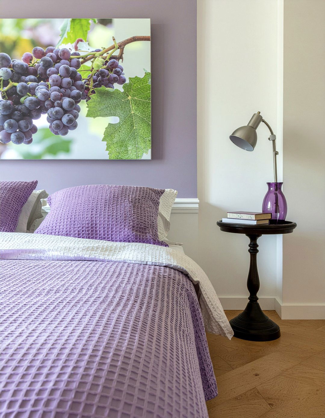 Purple And White Bedroom - 30 bedroom purple walls