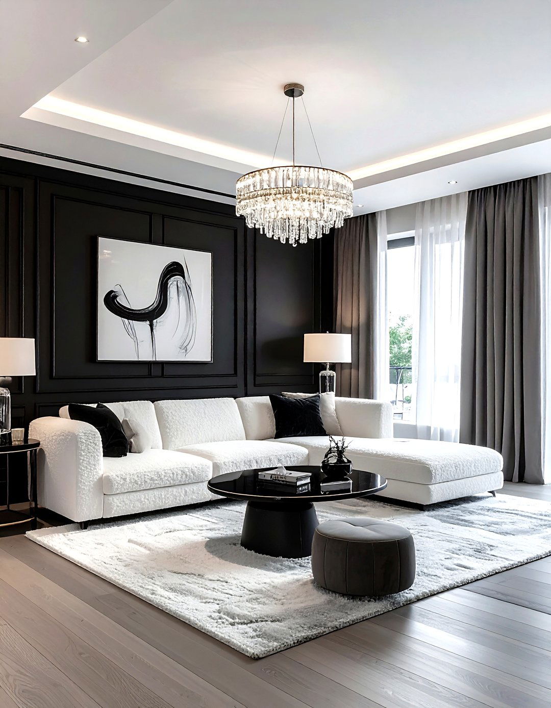 Purple and gold living room - 30 living room purple walls