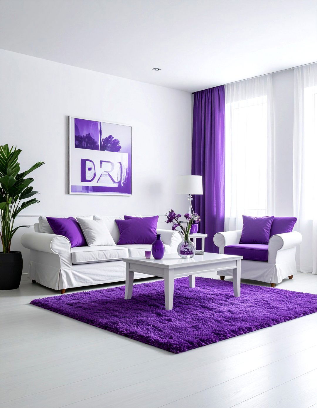 30 Bold Purple Living Room Ideas for a Royal Aesthetic