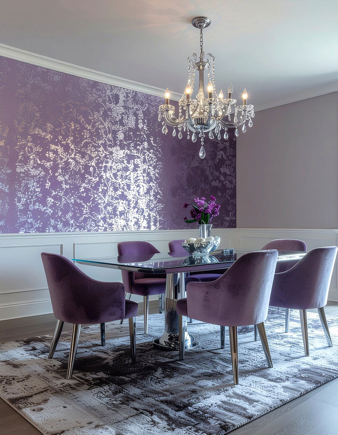 Purple grasscloth wallpaper dining room - 30 grasscloth wallpaper dining room ideas