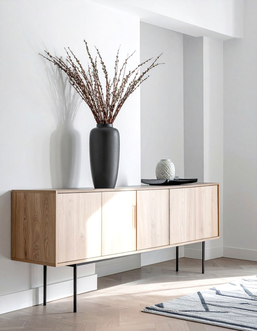 Pussy Willow Tall Vase - 30 branch decor ideas