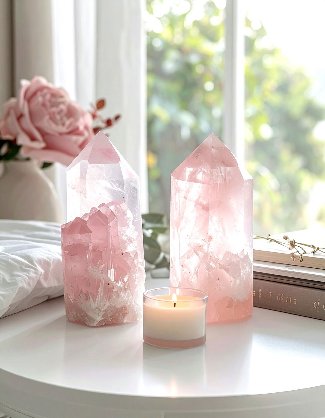 Quartz Bookends - 30 decorative bookend ideas