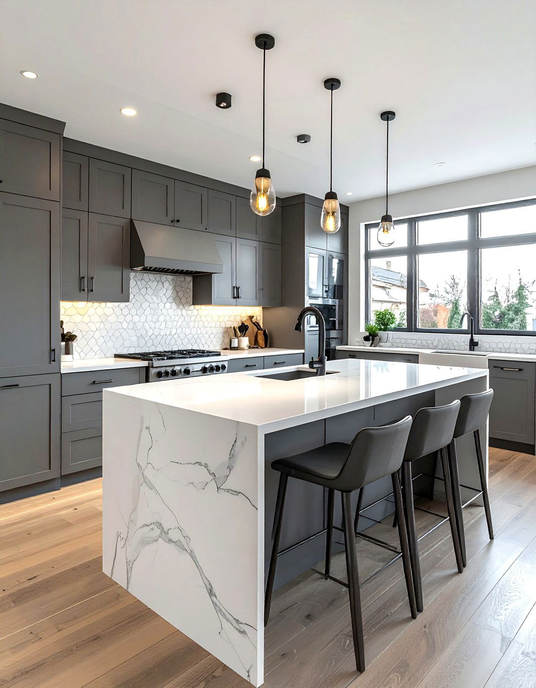 Quartz Countertop Kitchen - 30 durable kitchen ideas