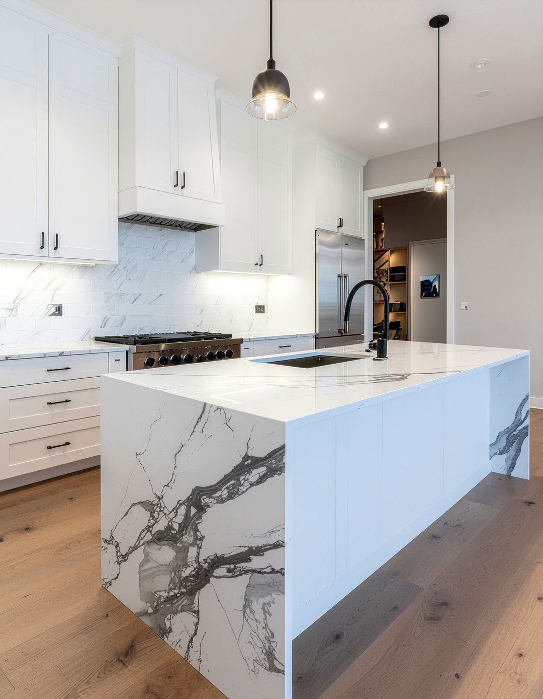 Quartz Countertops - 30 full kitchen remodel ideas