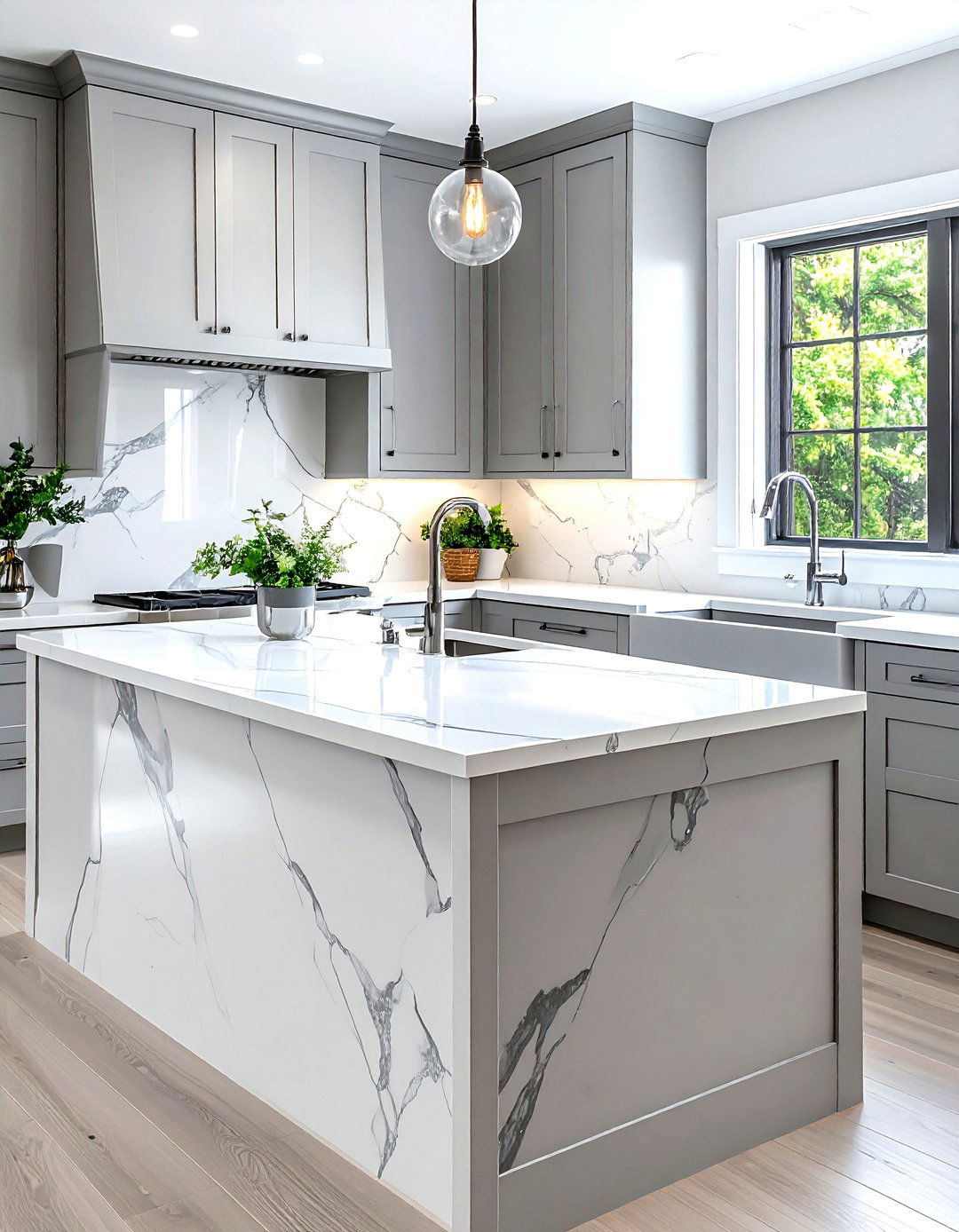 Quartz Countertops - 30 kitchen redesign ideas