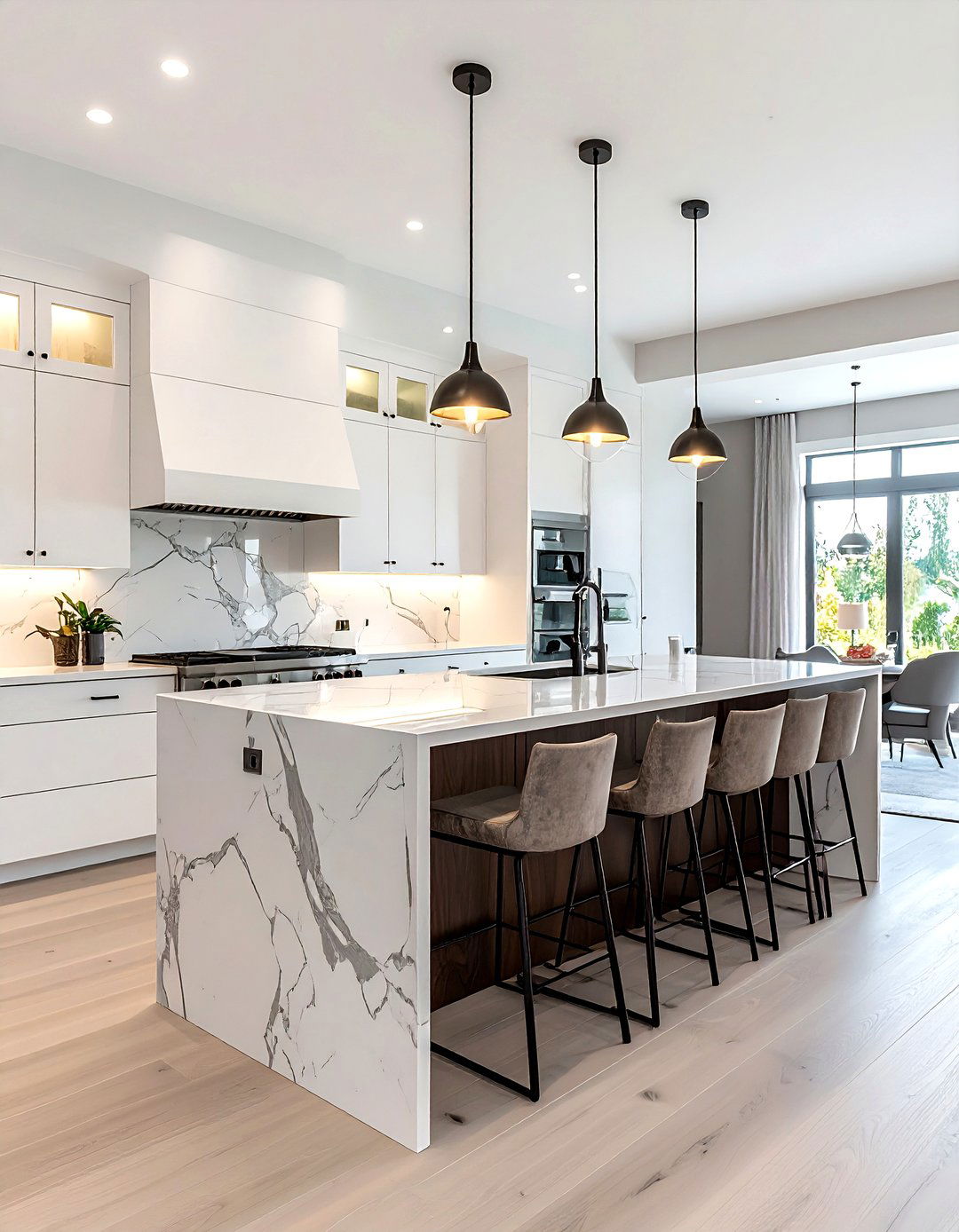 Quartz Kitchen Island Extension - 30 quartz accent ideas