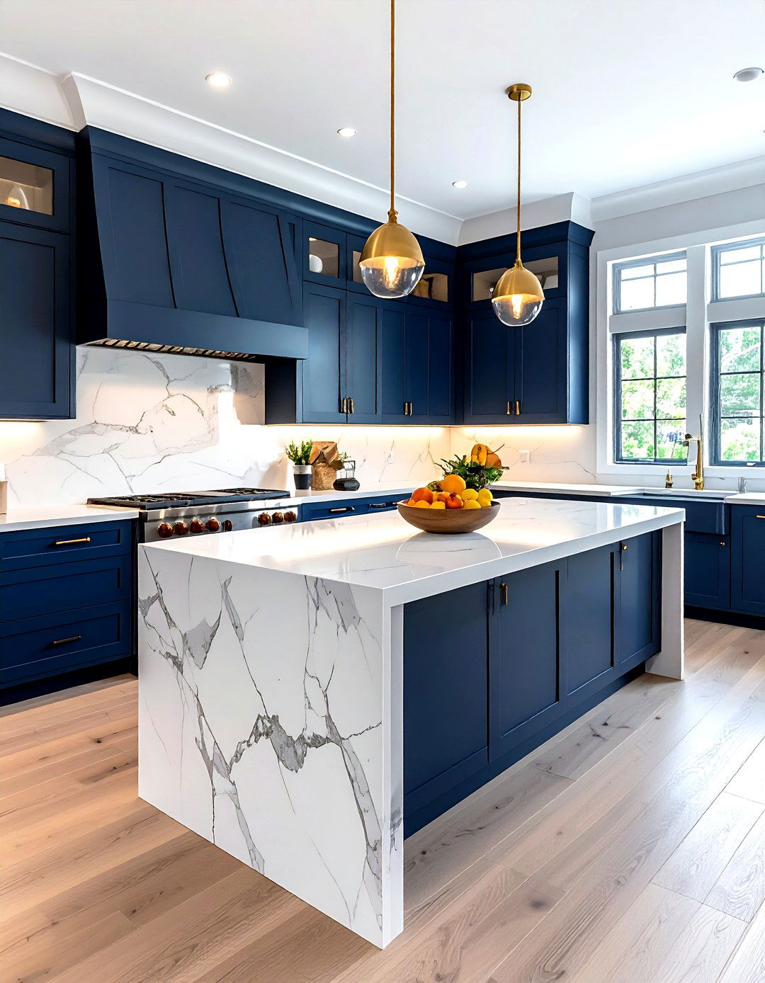 Quartz Kitchen Island - 30 durable decor ideas