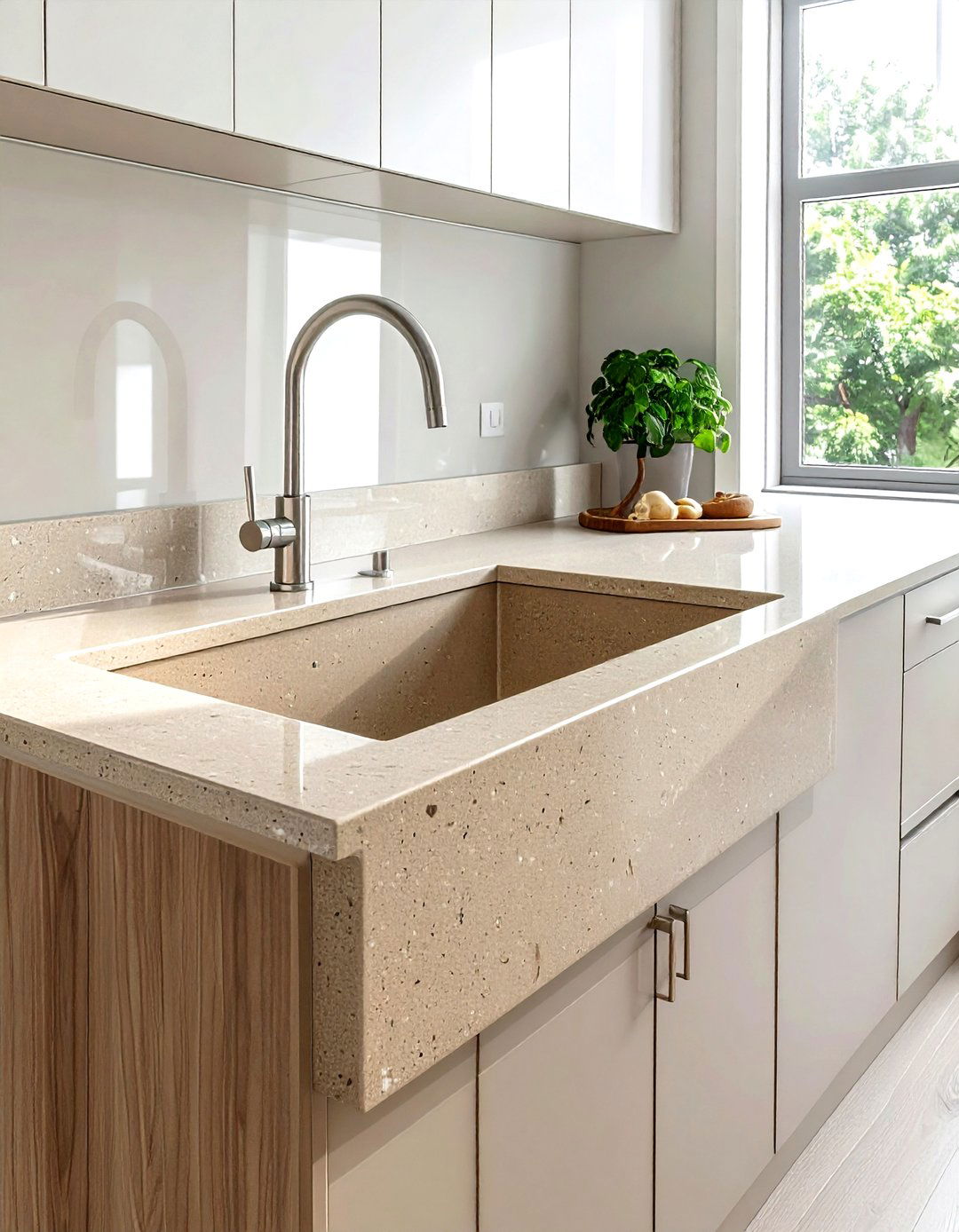Quartz Kitchen Sink - 30 kitchen sink ideas