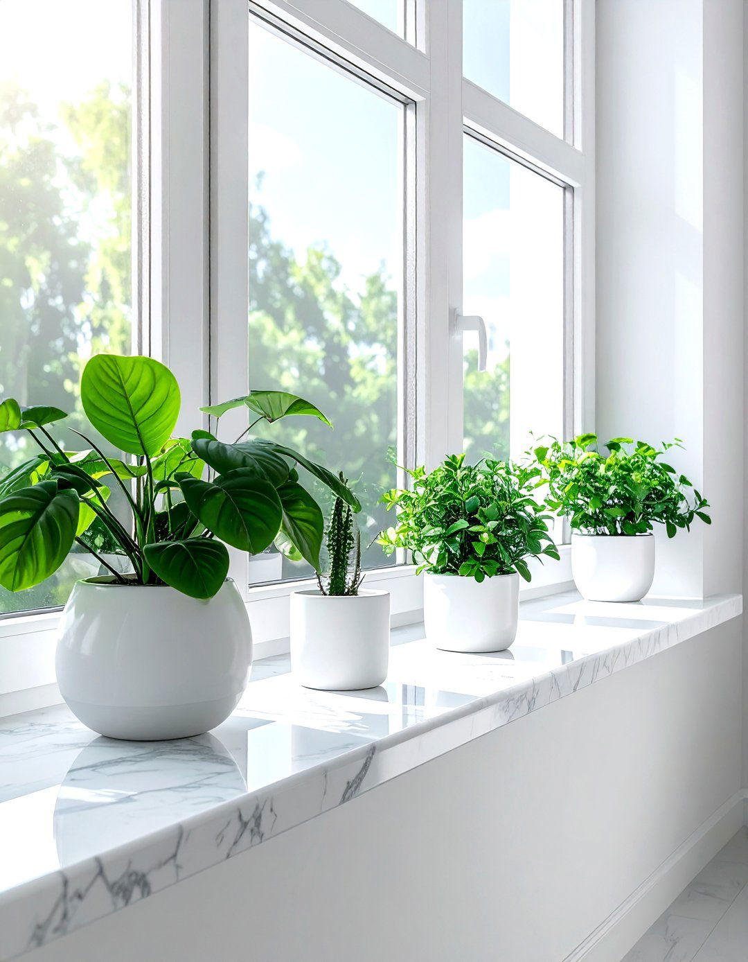 Quartz Window Sill - 30 quartz accent ideas