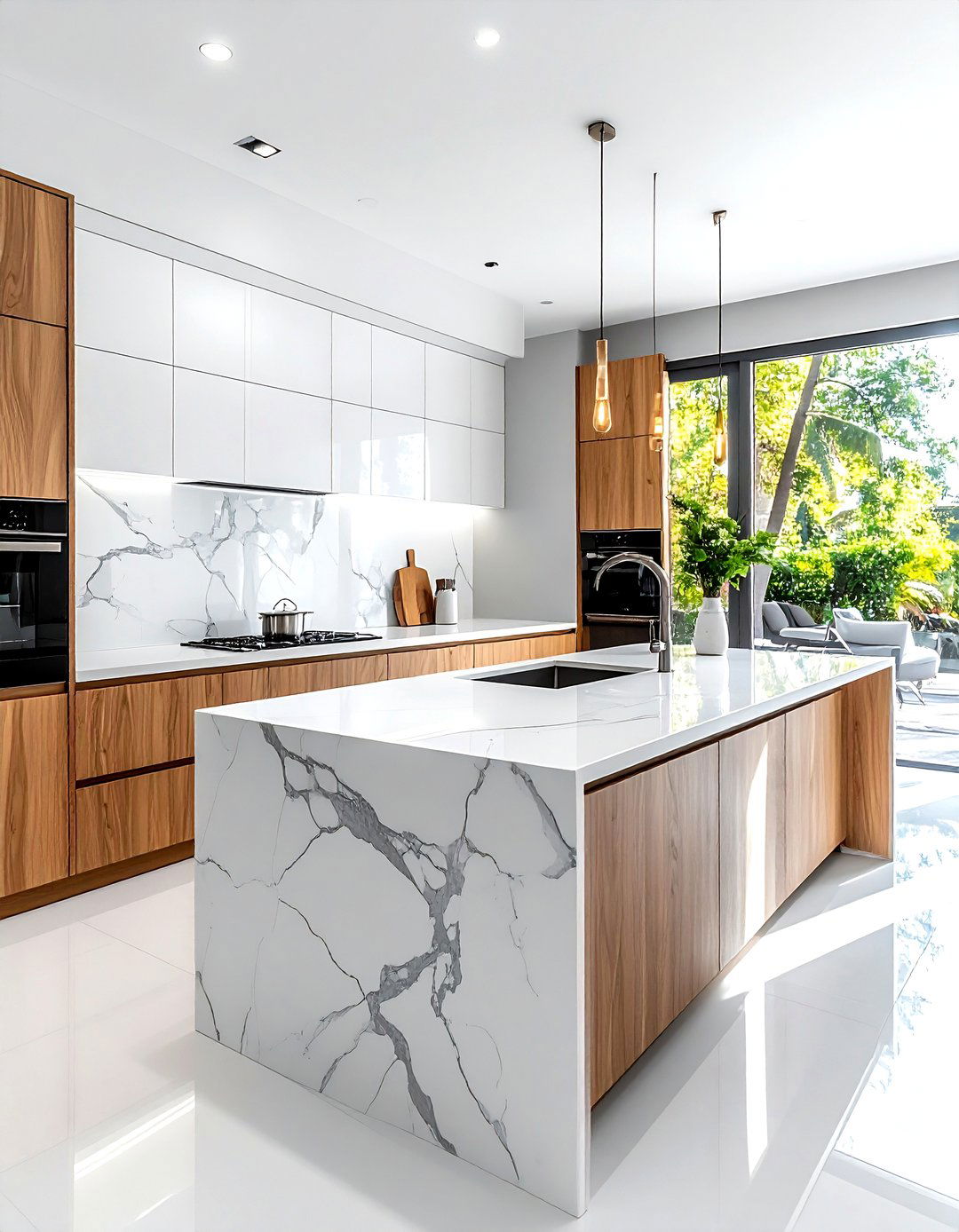 Quartz countertops - 30 condo kitchen ideas