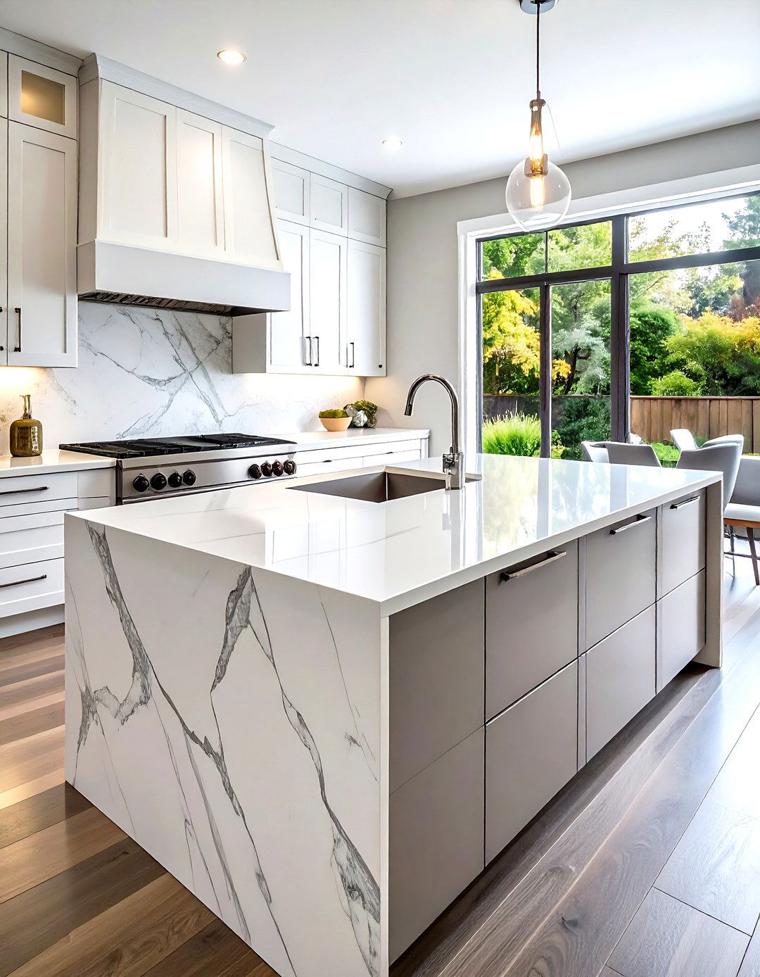 Quartz kitchen countertop - 30 Home Depot kitchen ideas