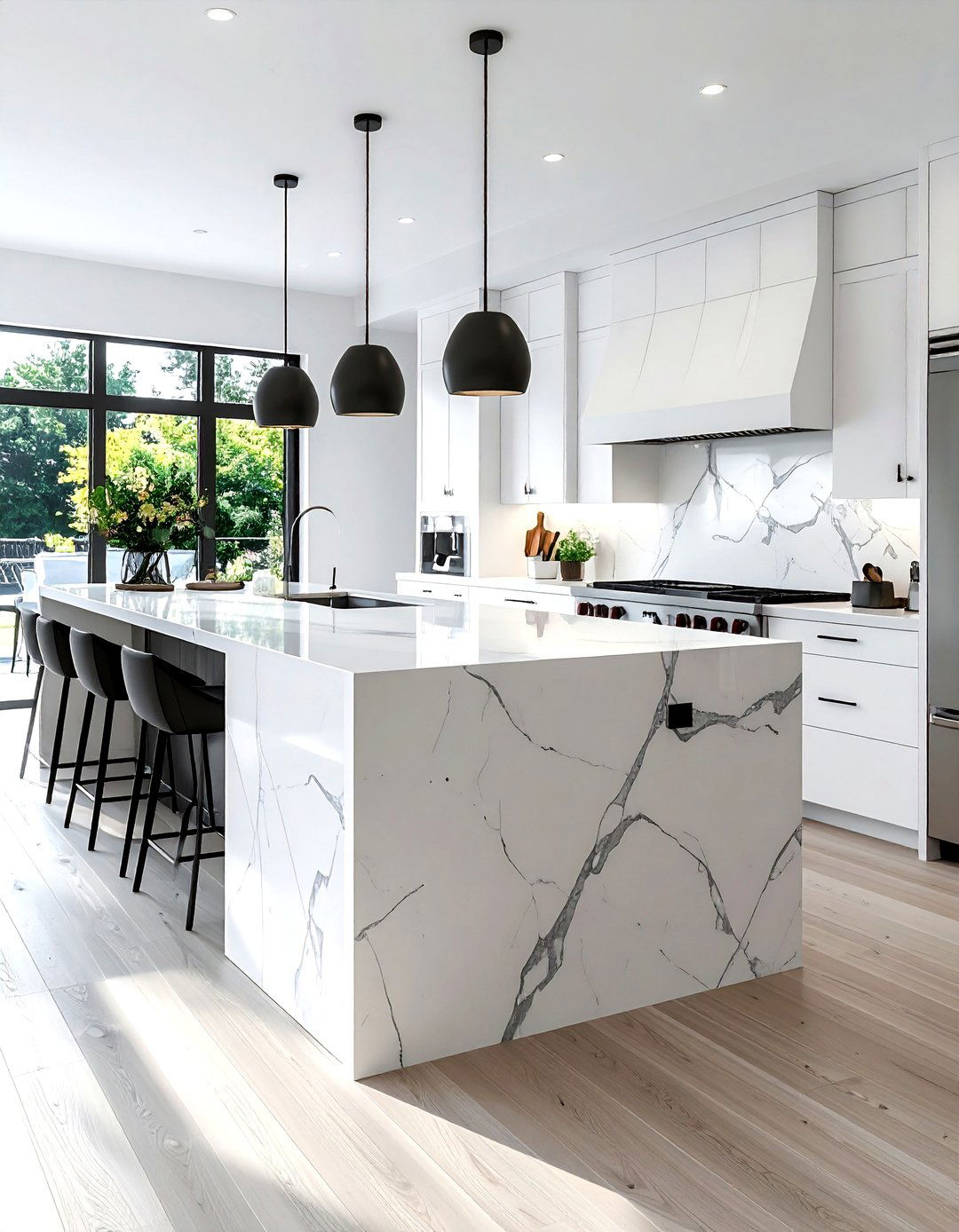 Quartz kitchen countertops - 30 amazing kitchen ideas