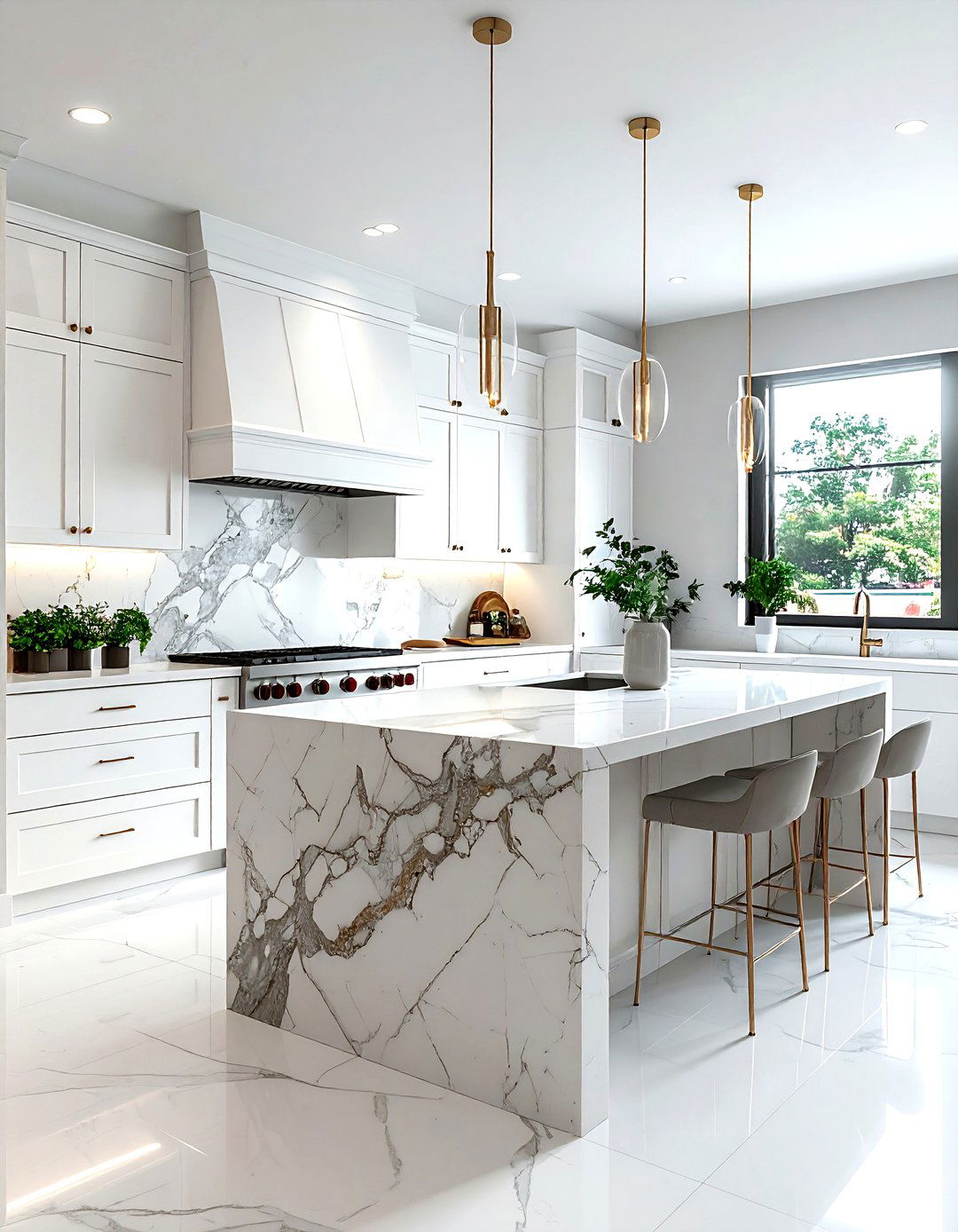 Quartzite Kitchen Backsplash - 30 luxury kitchen ideas