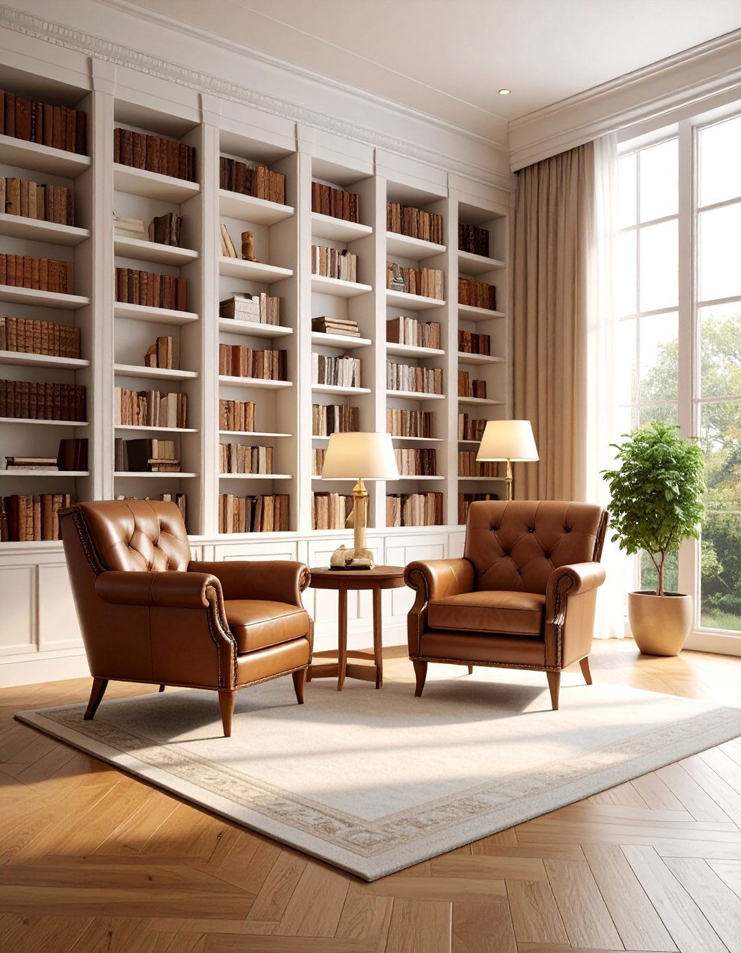 Quiet library space - 30 serene decor ideas
