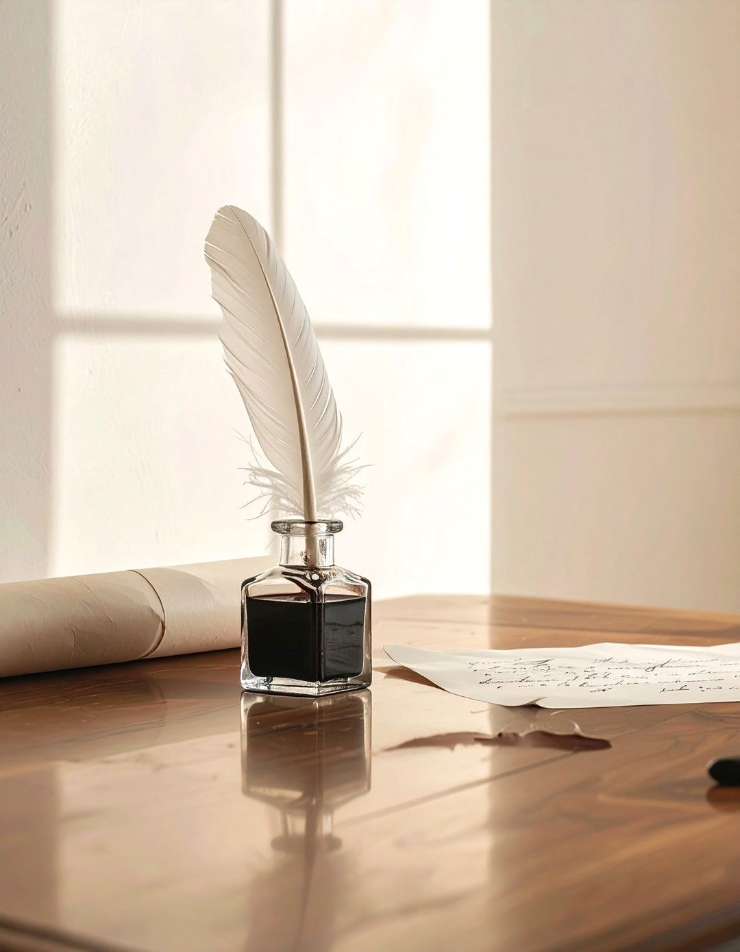 Quill and inkwell - 30 light academia decor ideas