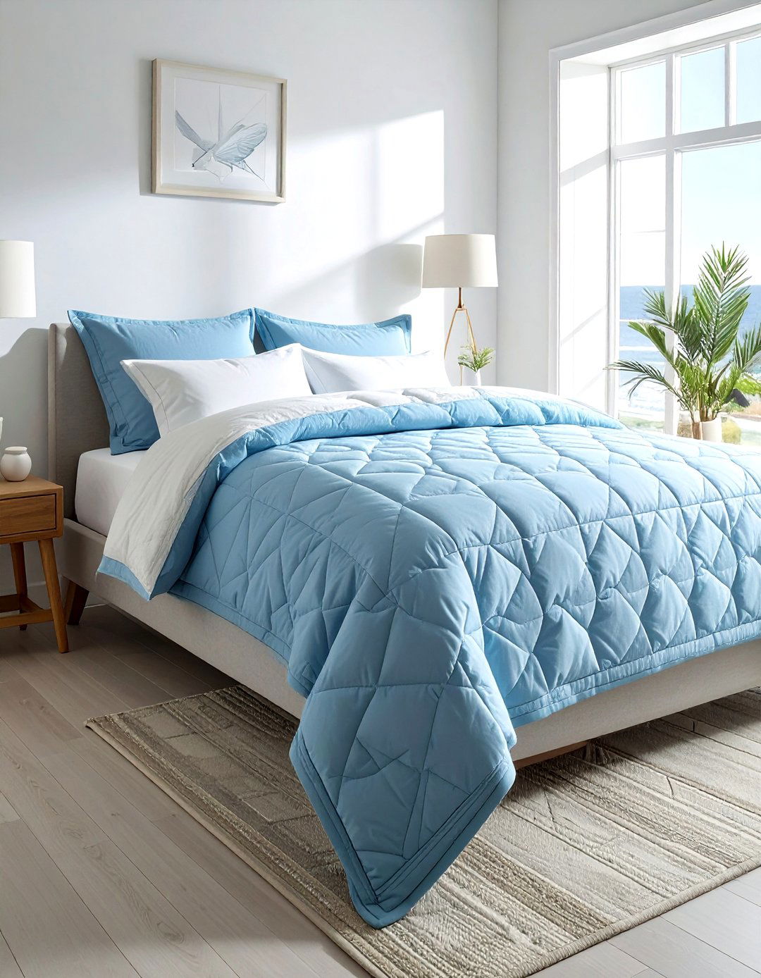 Quilted Coverlet - 30 plush bedroom ideas
