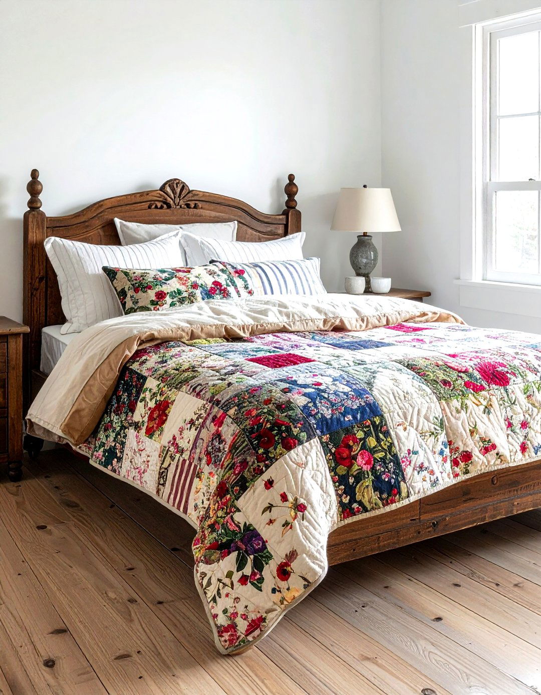 Quilted Patchwork Blanket - 30 cozy throw ideas