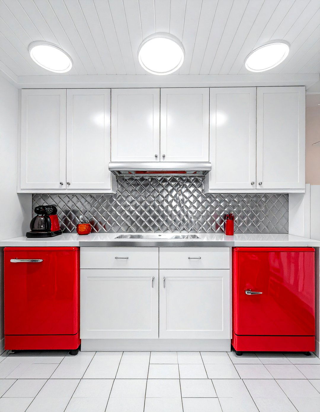 Quilted Stainless Steel Backsplash - 30 stainless steel backsplash kitchen ideas