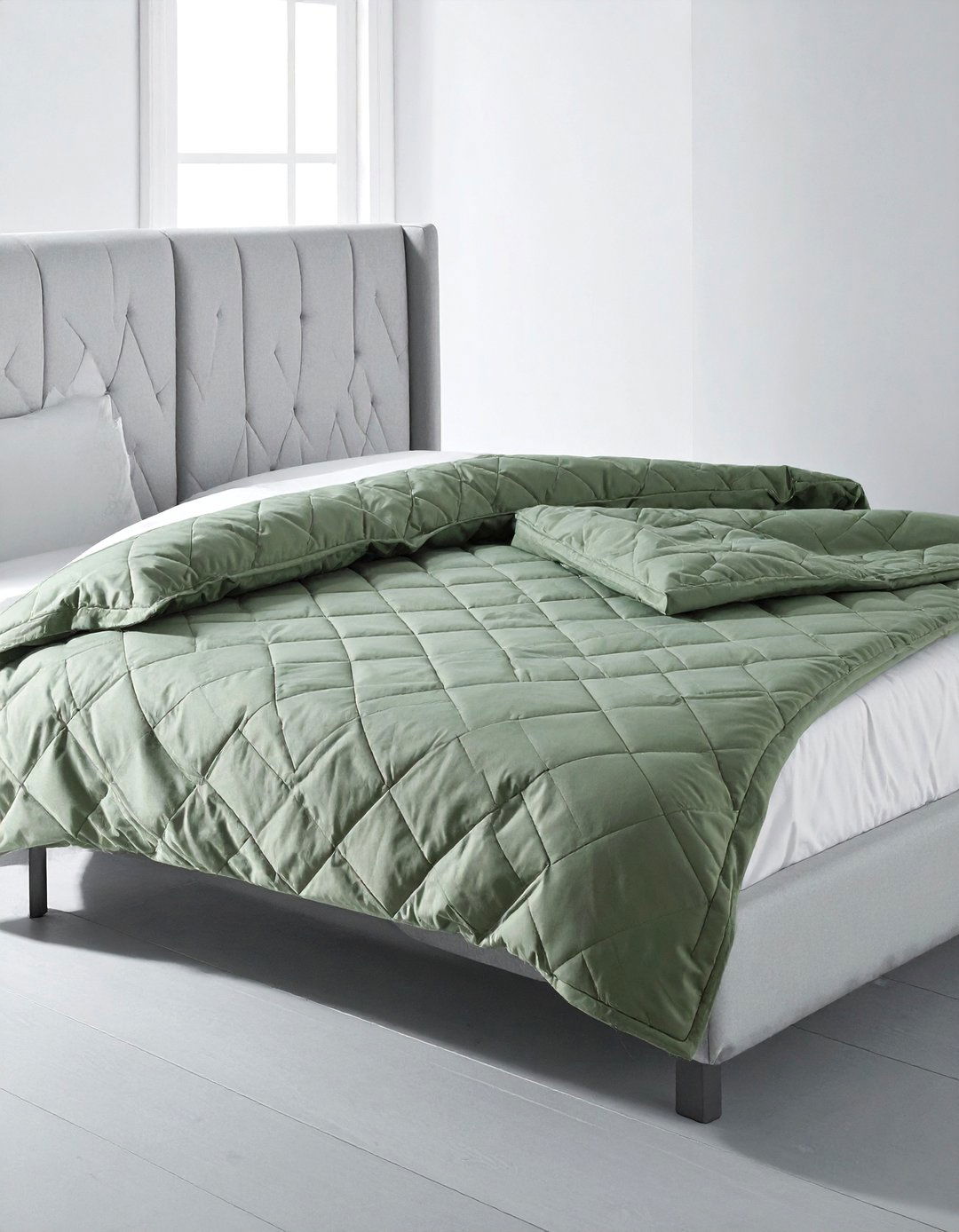 Quilted coverlet - 30 soft texture bedroom ideas