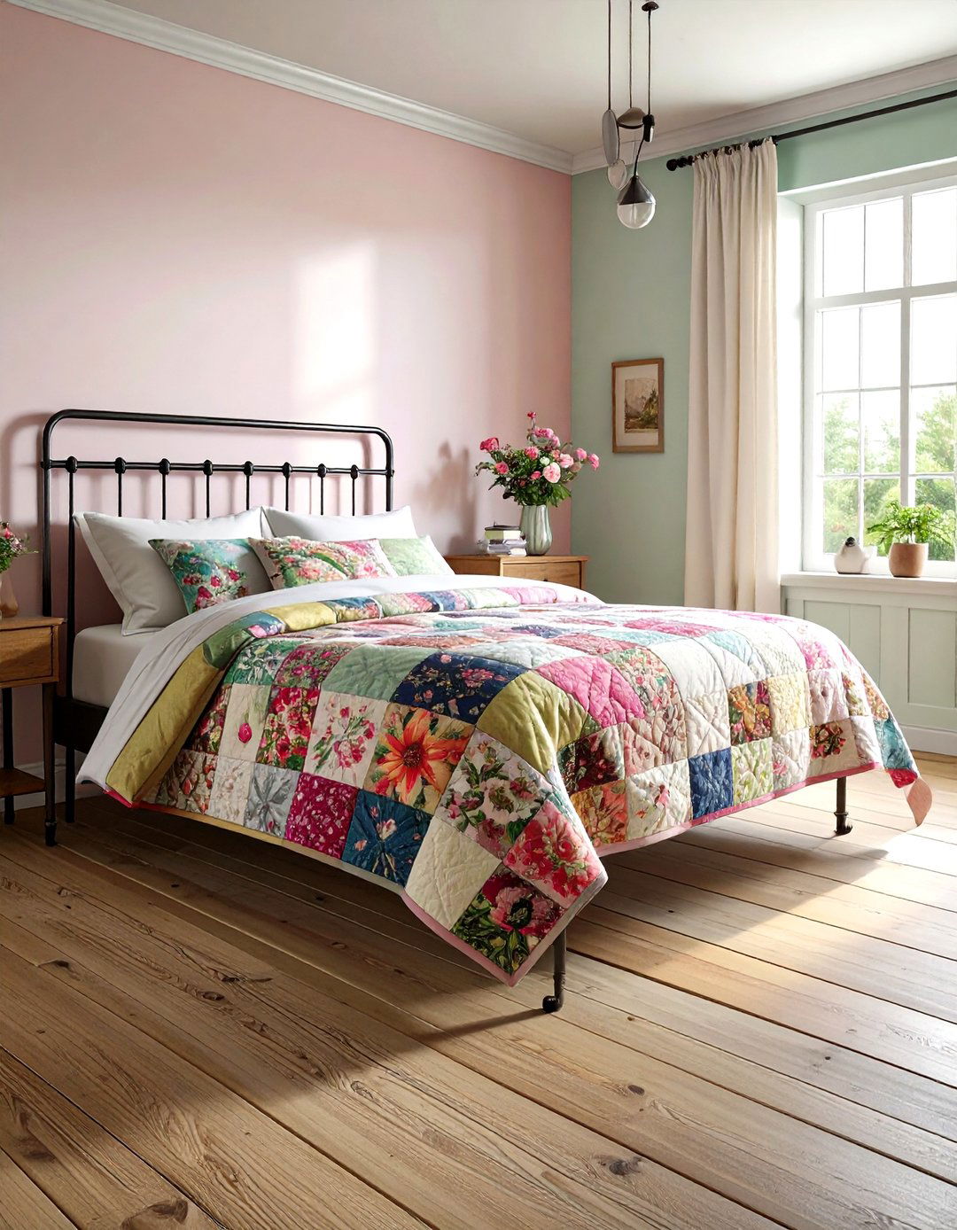 Quilted patchwork throw - 30 throw blanket ideas