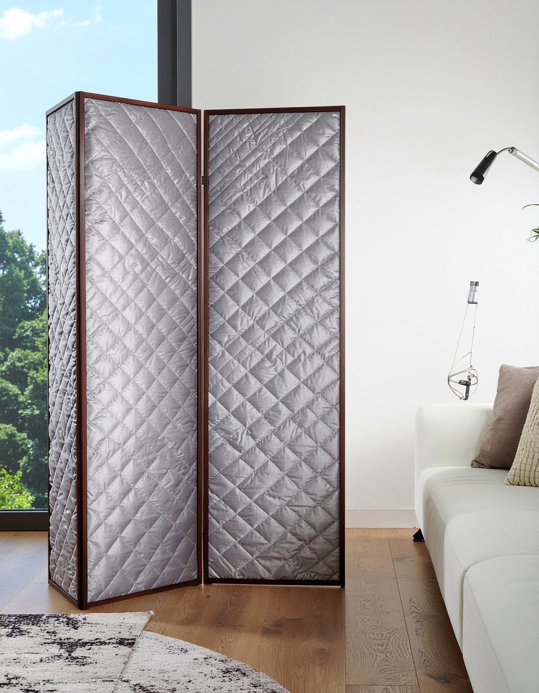 Quilted room divider - 30 quilted living room ideas