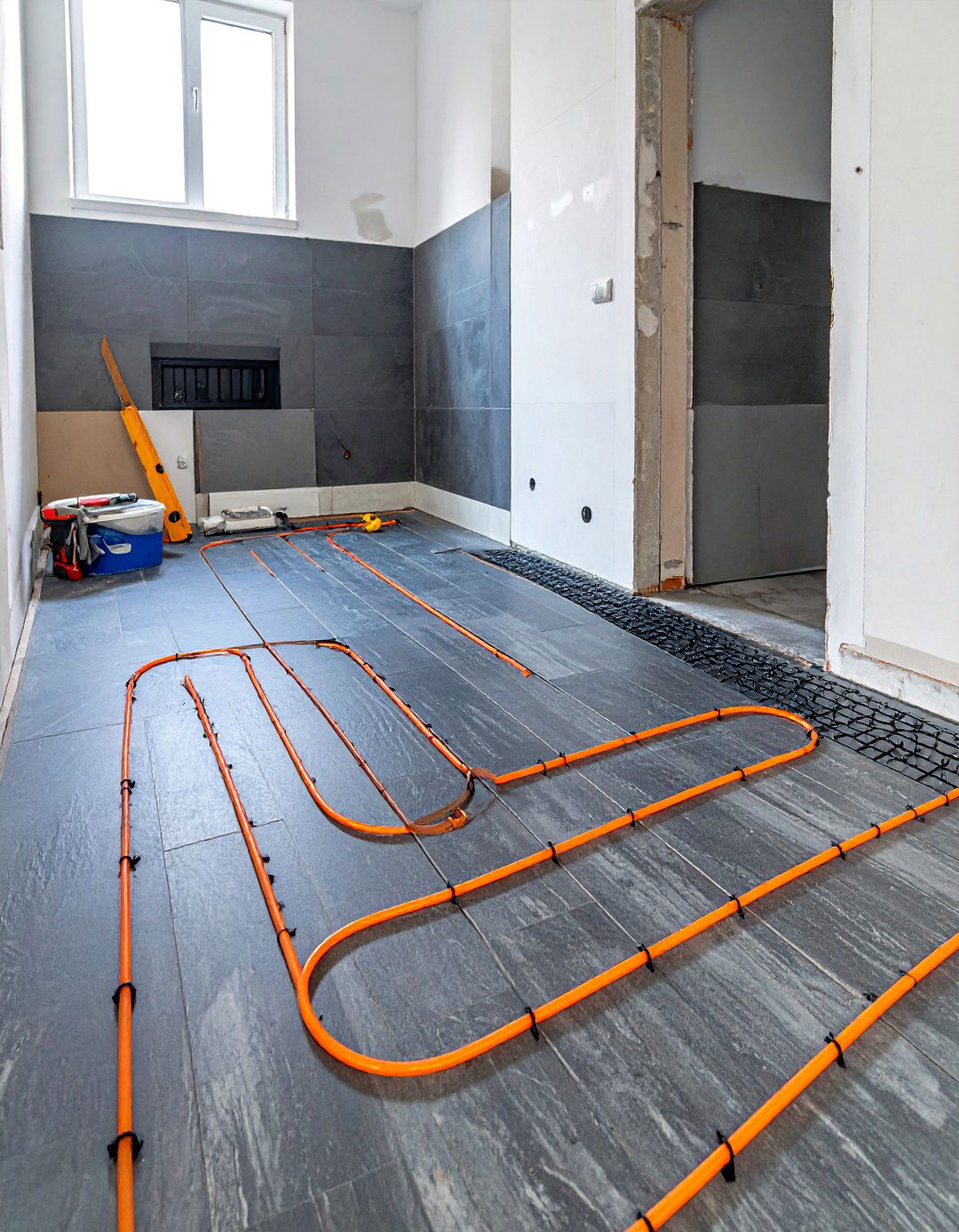 Radiant floor heating - 30 energy-efficient bathroom ideas