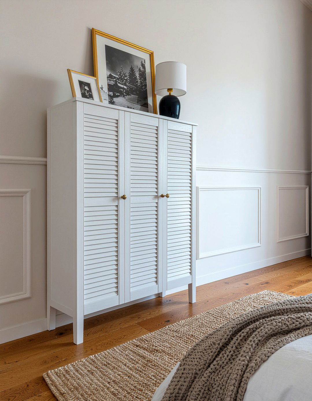 Radiator cover shelving - 30 bedroom shelving ideas