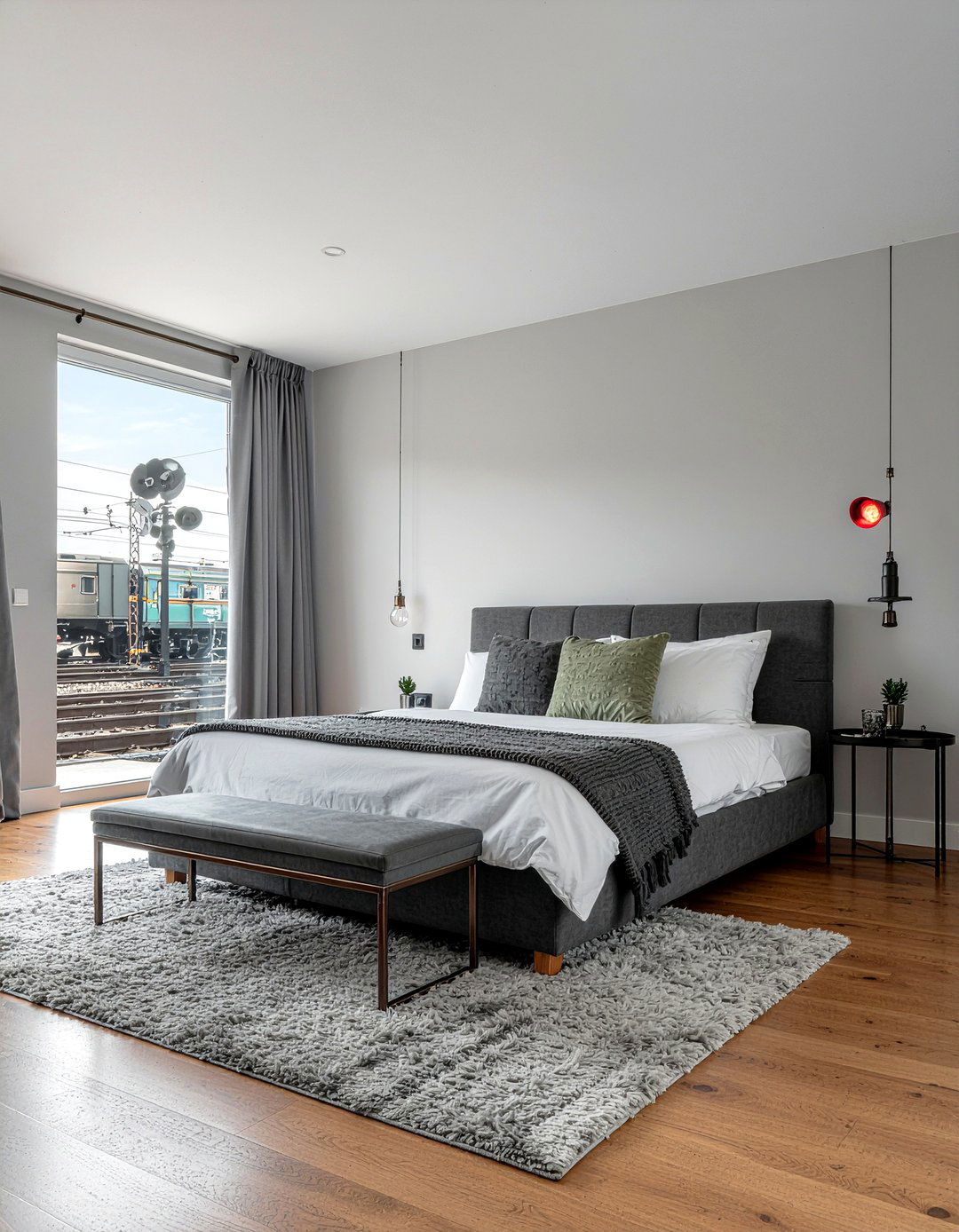 Railroad Signal Light - 30 train bedroom ideas