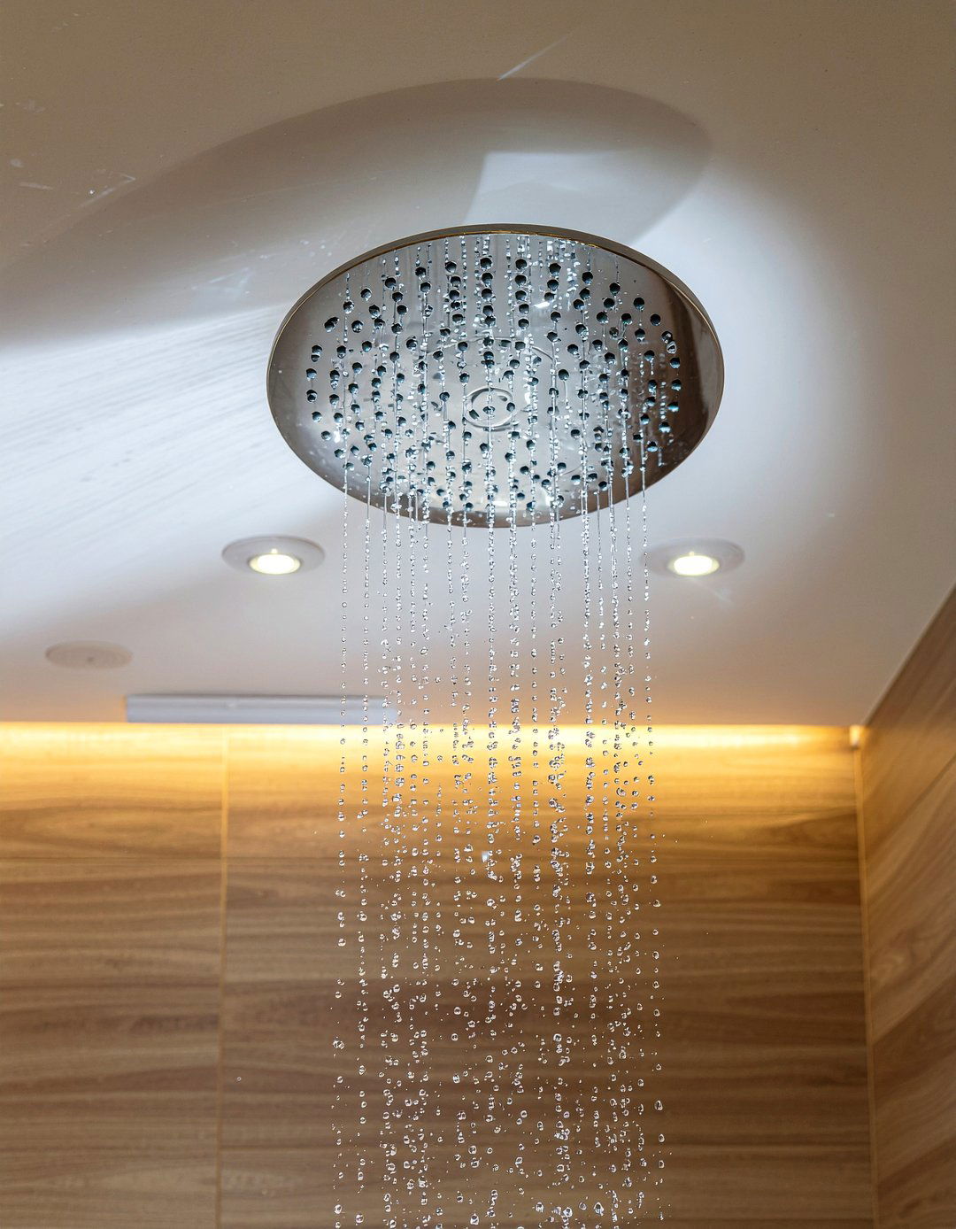 Rain Shower Head - 30 bathroom timeless element ideas
