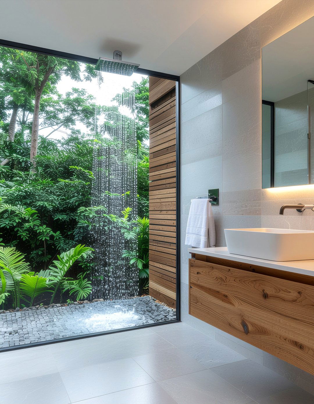 Rain glass bathroom window - 30 bathroom privacy window ideas