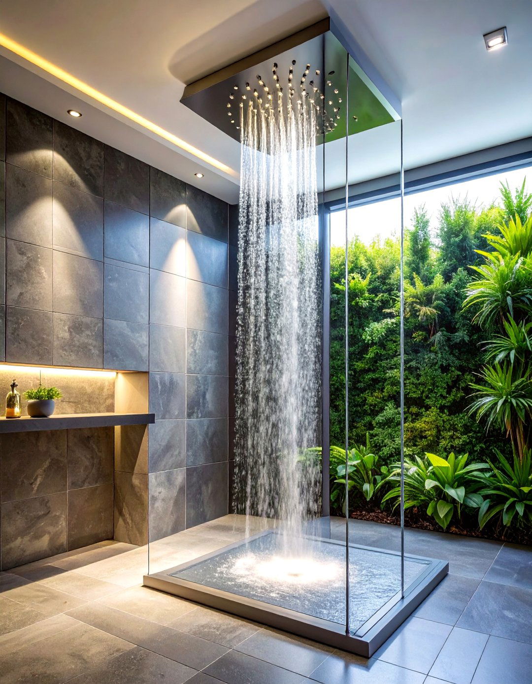 Rain shower head - 30 favorite bathroom ideas