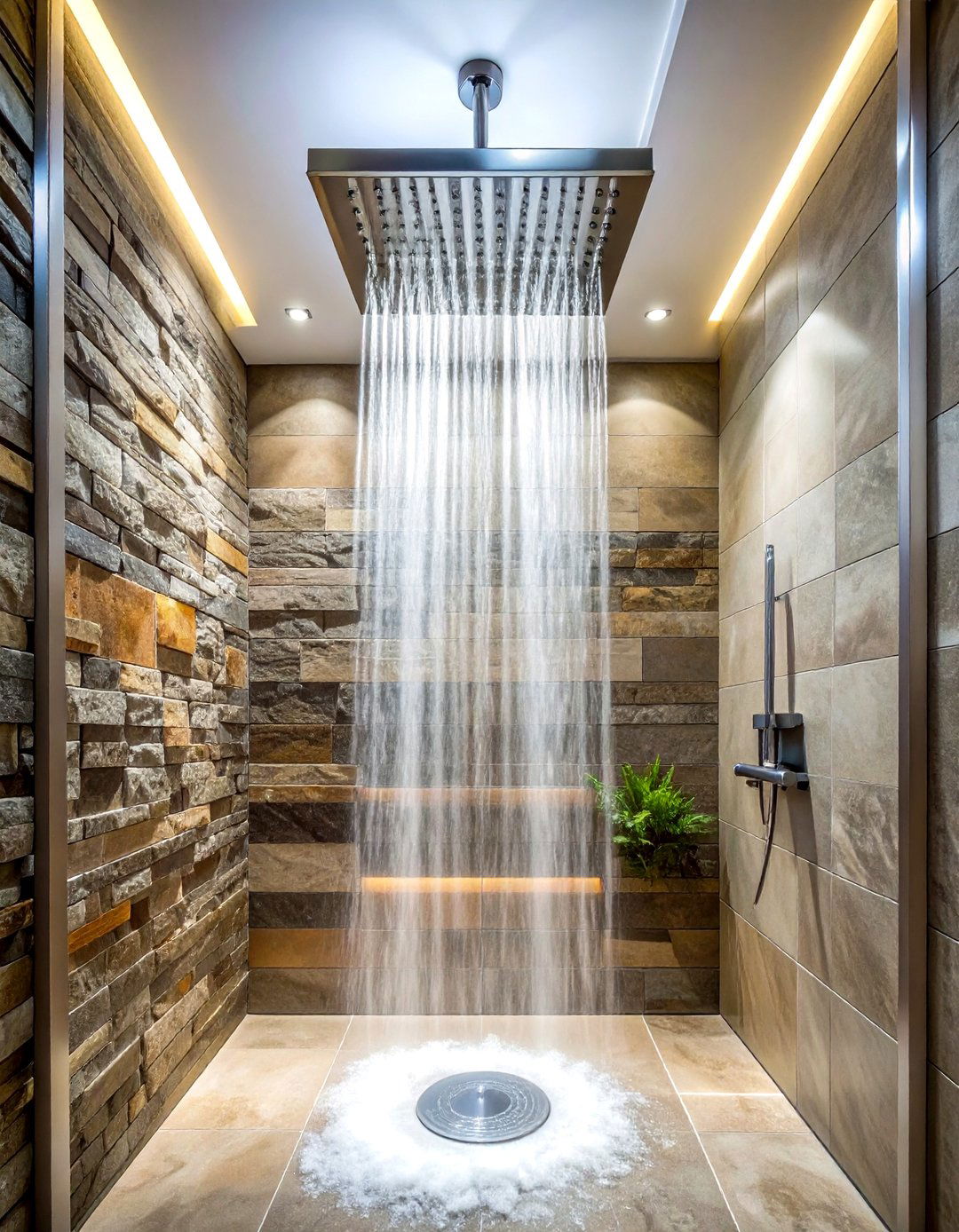 Rain shower head - 30 ultimate bathroom ideas