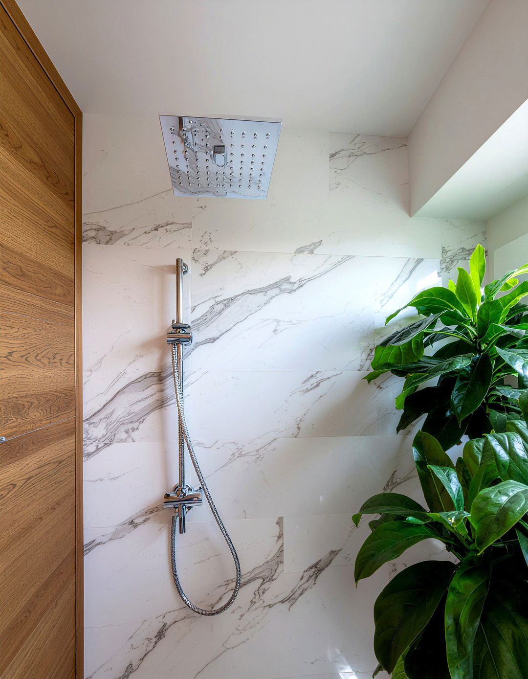 Rain shower head system - 30 new home bathroom ideas