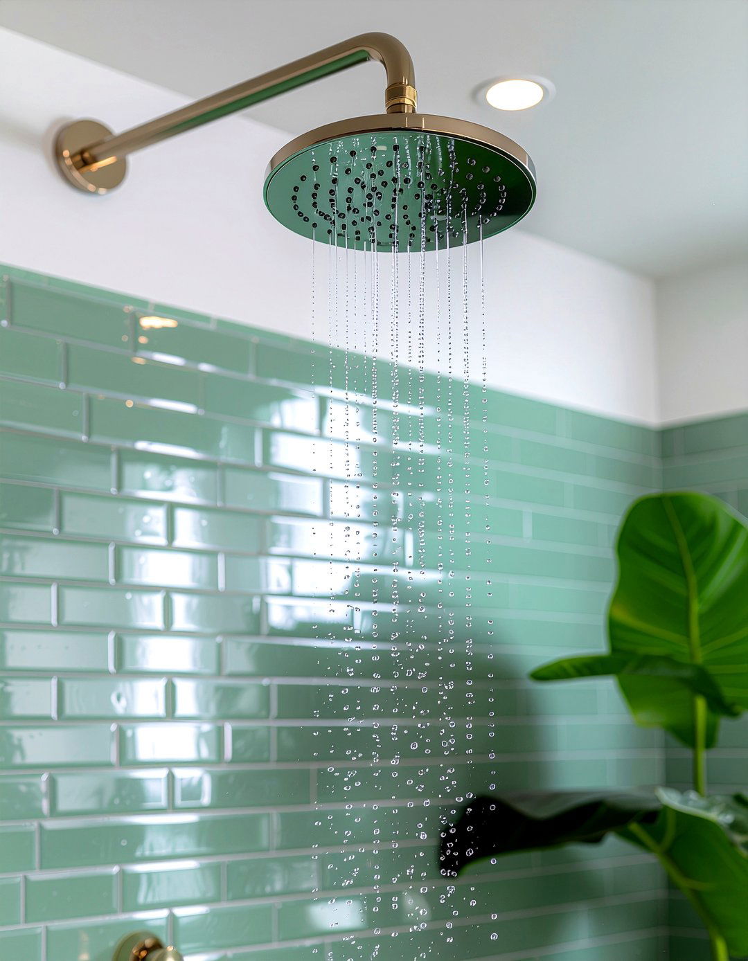 Rainfall Showerhead - 30 bathroom feature ideas