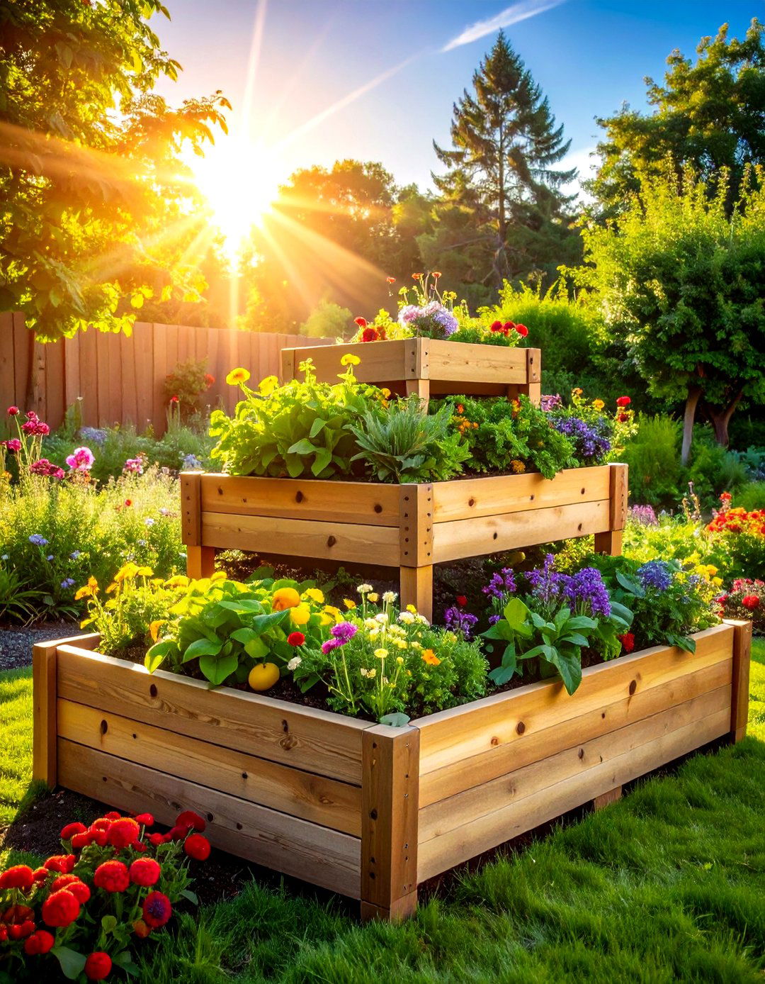 Raised Garden Bed - 30 outdoor living ideas