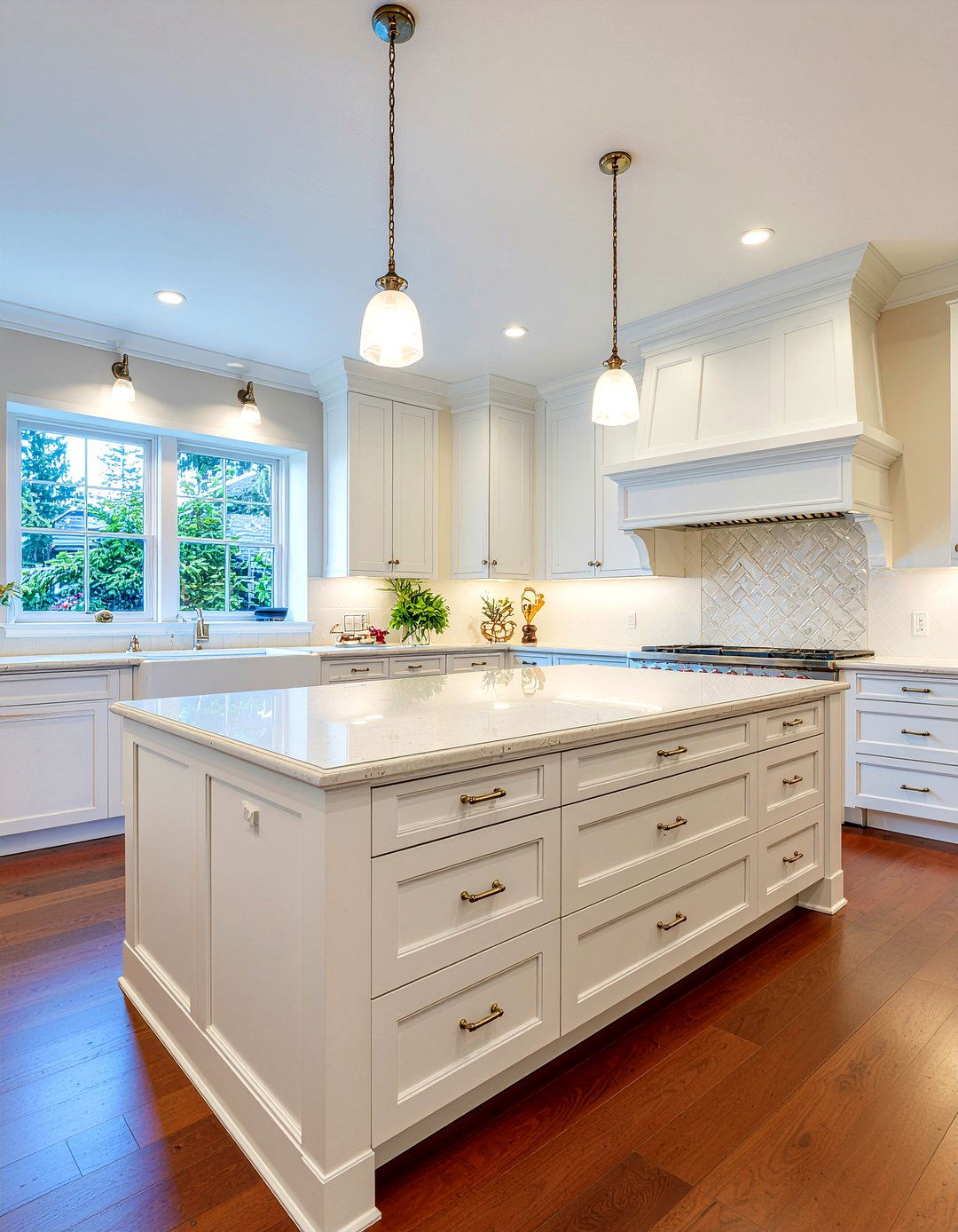 Raised panel cabinets with crown molding - 30 raised panel kitchen cabinet ideas