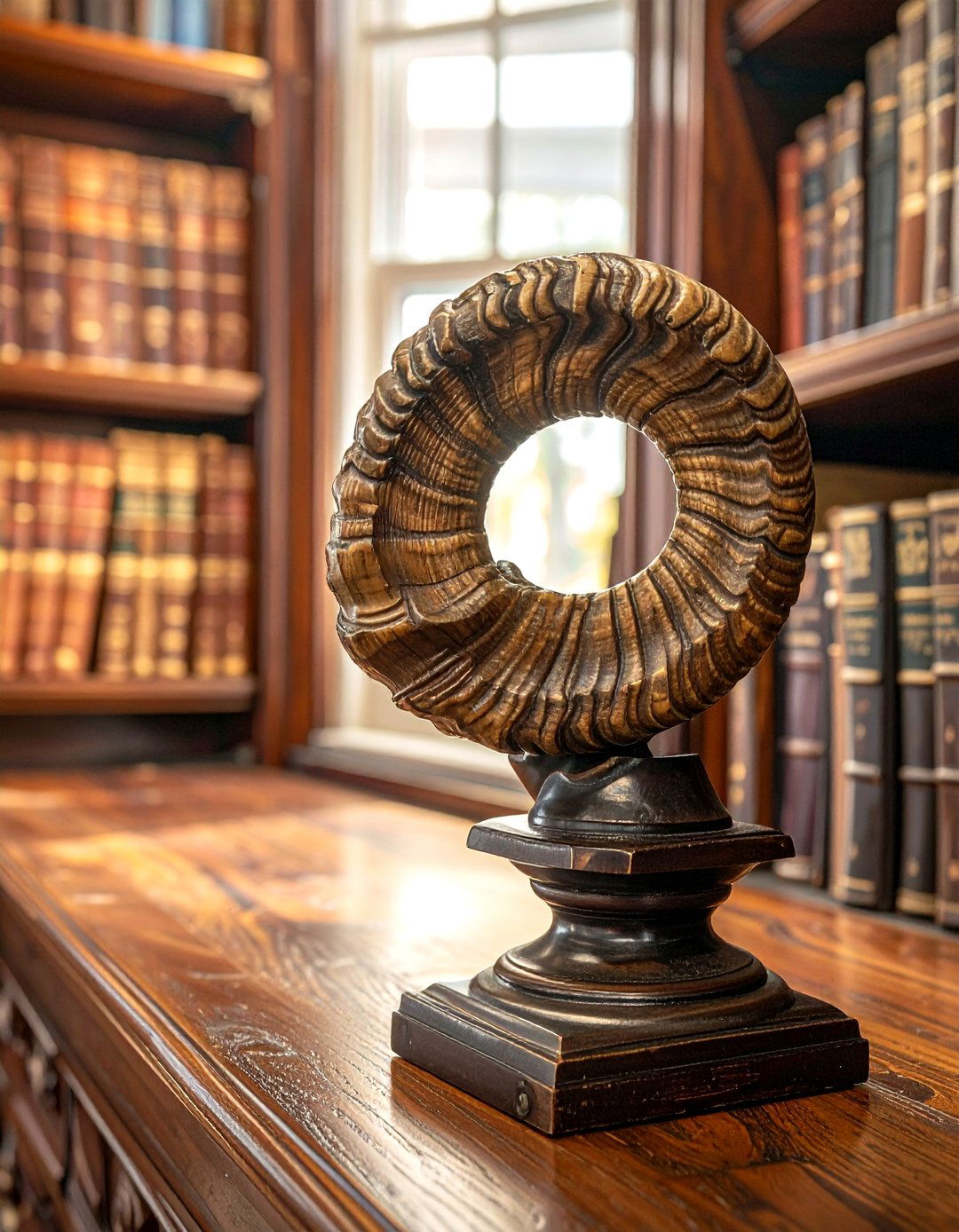 Ram horn bookends - 30 horn decor ideas